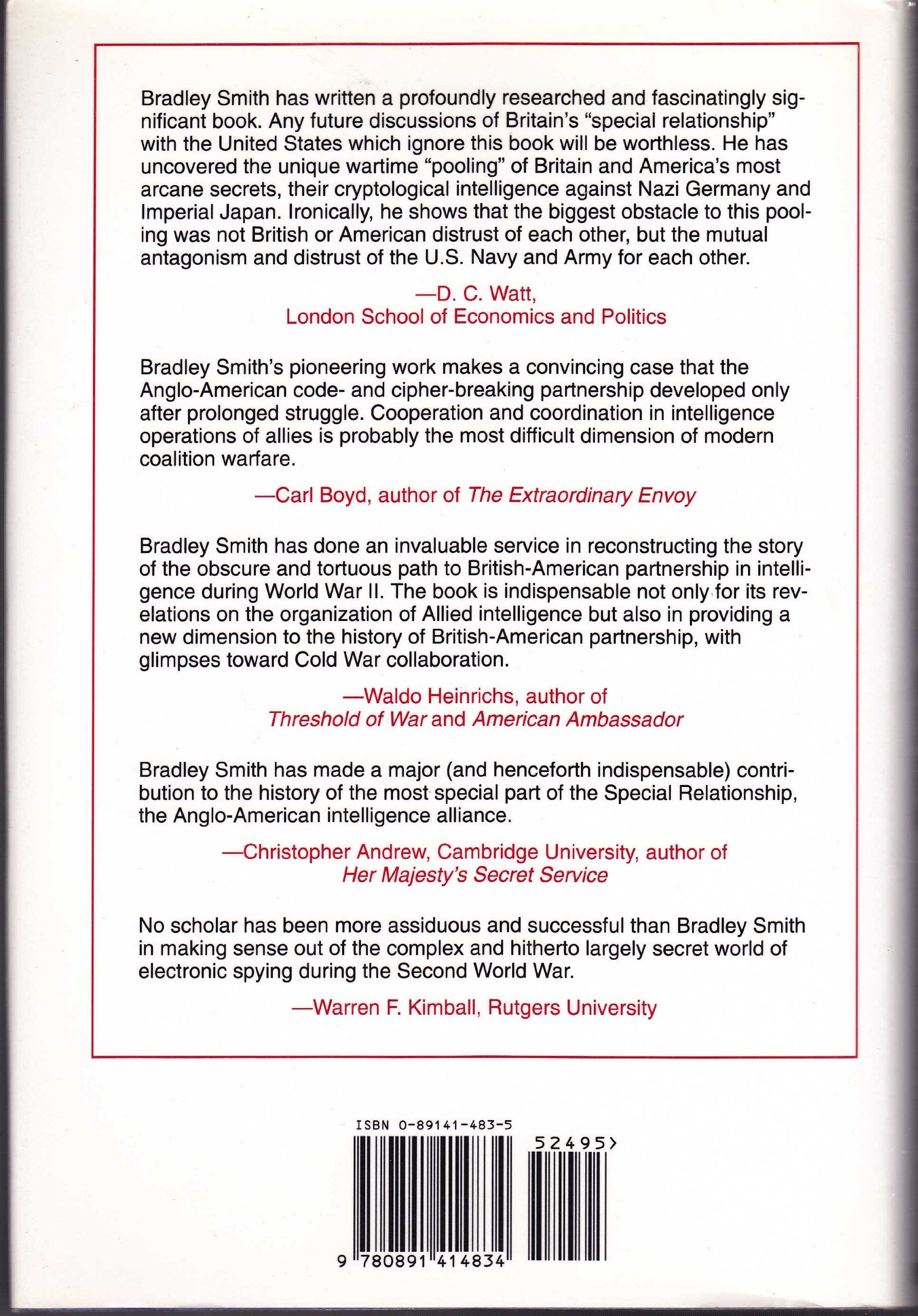 The Ultra-Magic Deals and the Most Secret Special Relationship, 1940-1946 used book depot