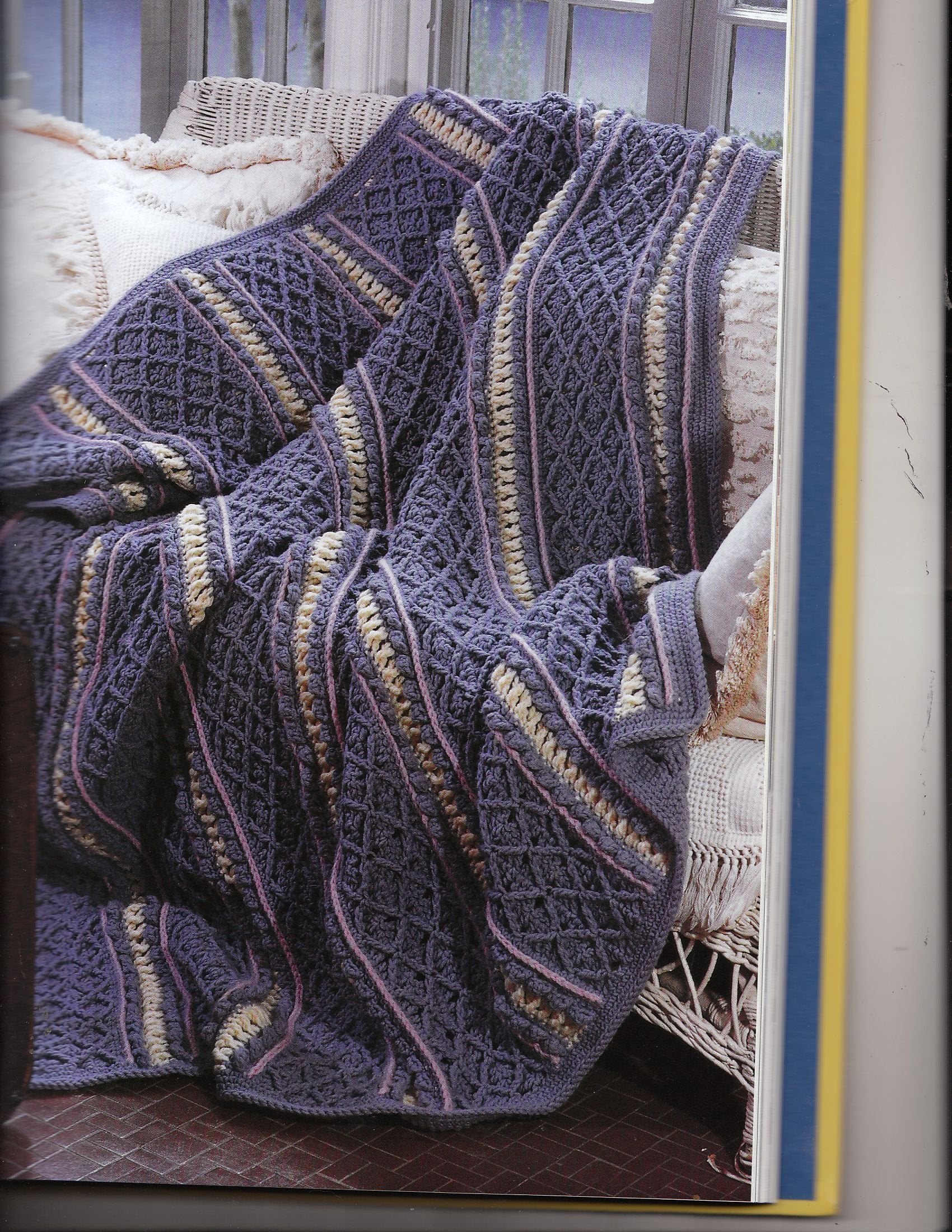 Herrschner's Blue-Ribbon Knit and Crochet Afghans used book depot