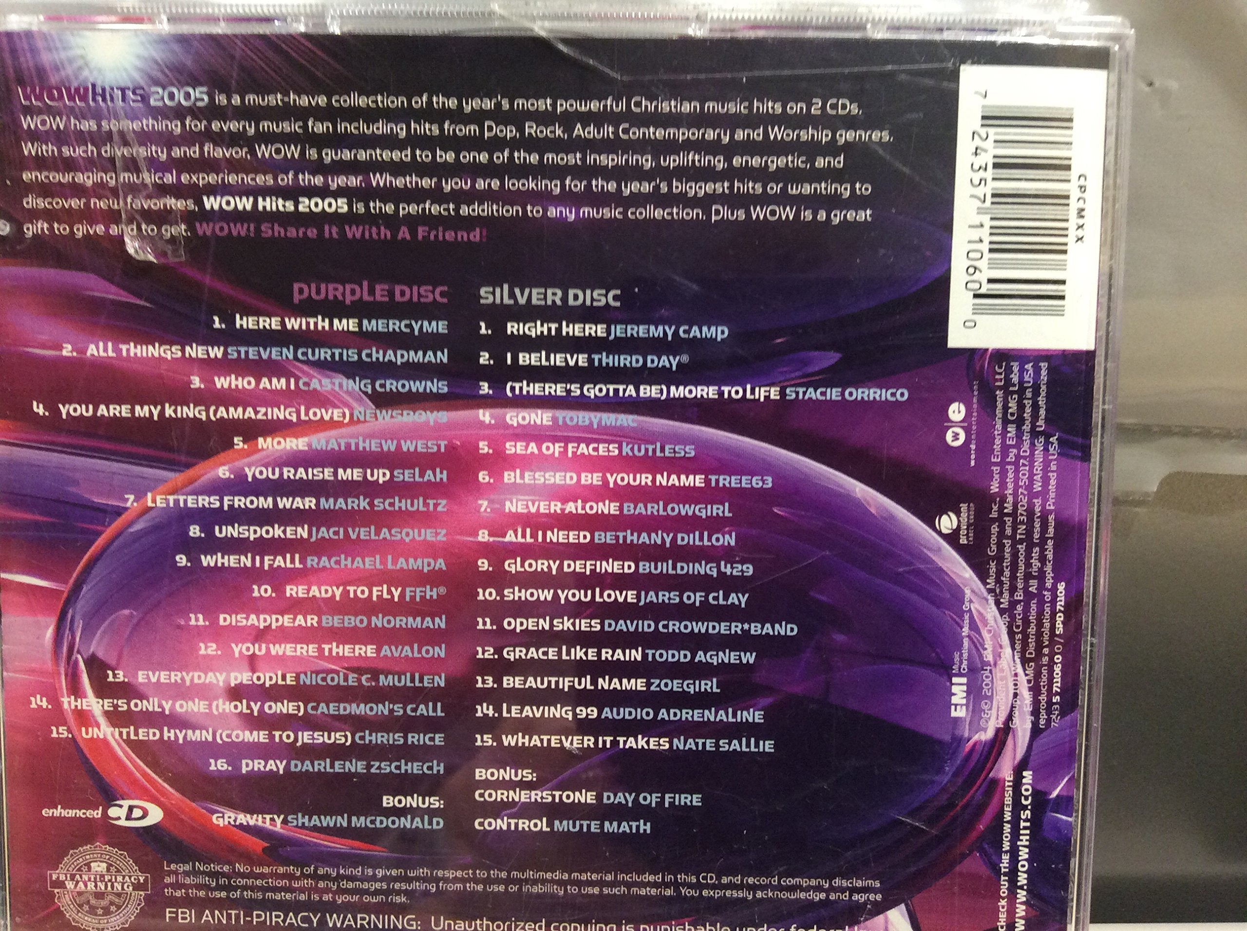 Wow Hits 2005: 31 of the Year's Top Christian Artist and Hits