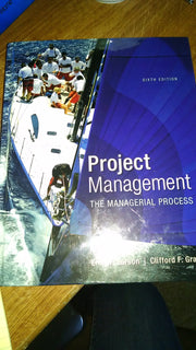 Project Management: The Managerial Process used book depot