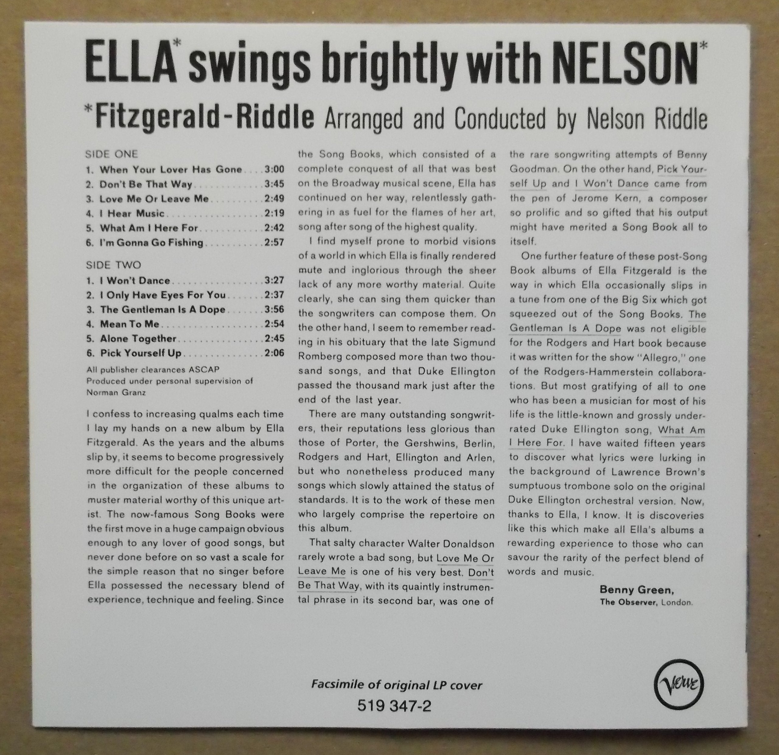 Ella Swings Brightly with Nelson used book depot