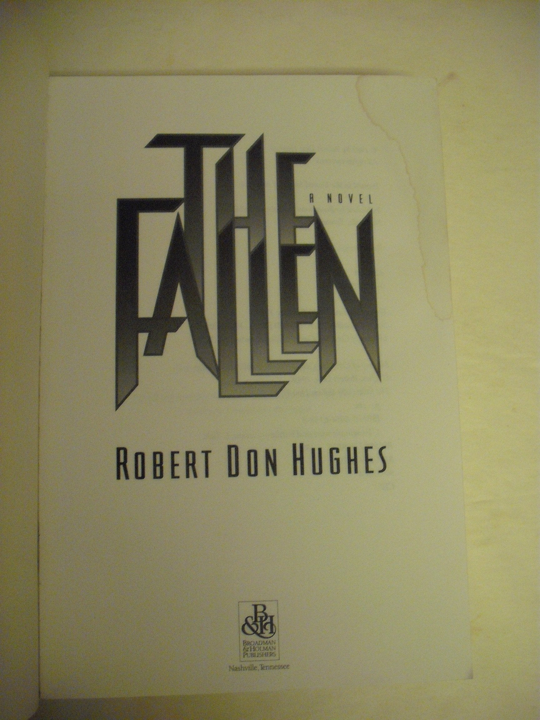 The Fallen: A Novel used book depot