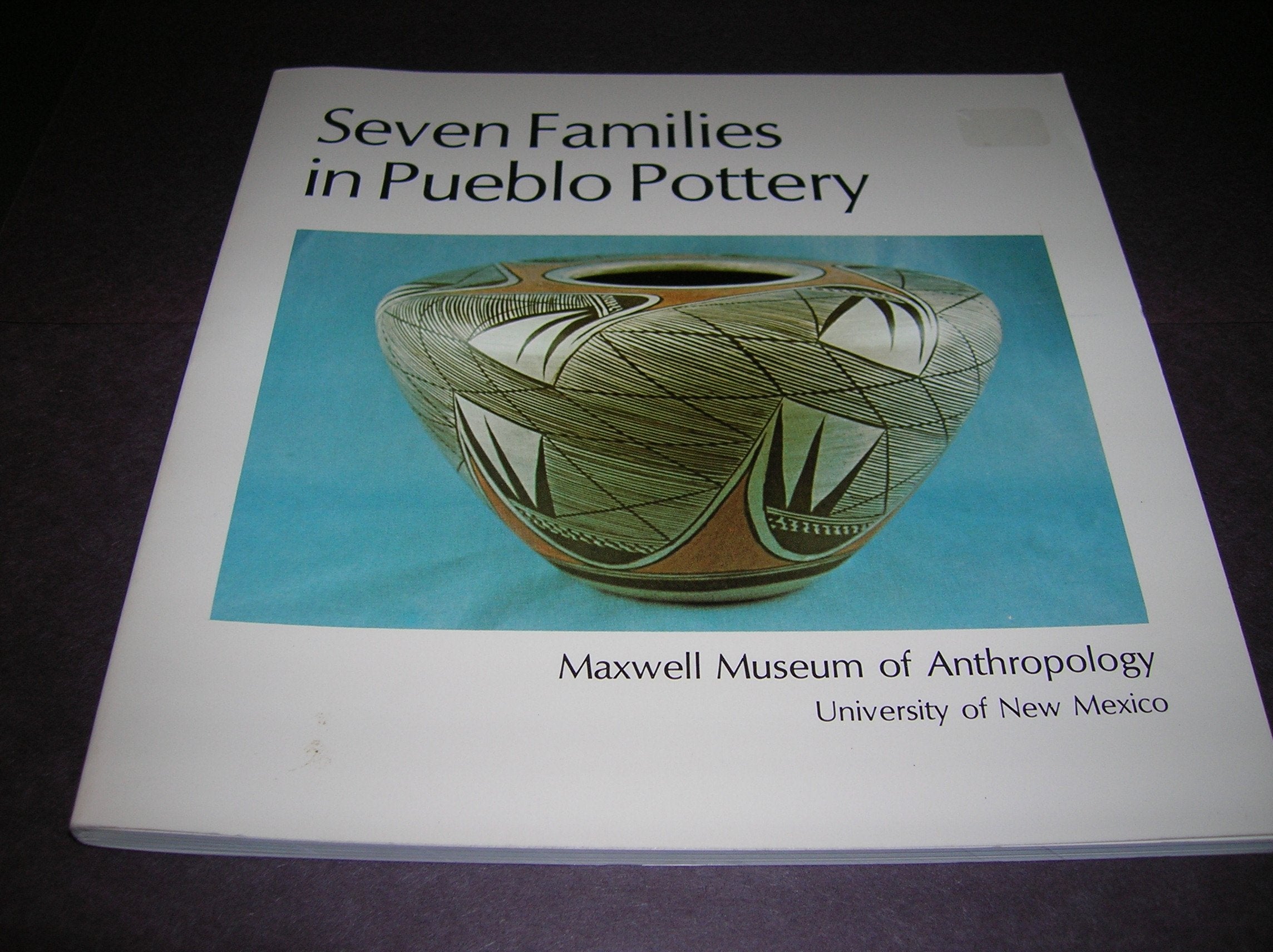 Seven Families in Pueblo Pottery used book depot