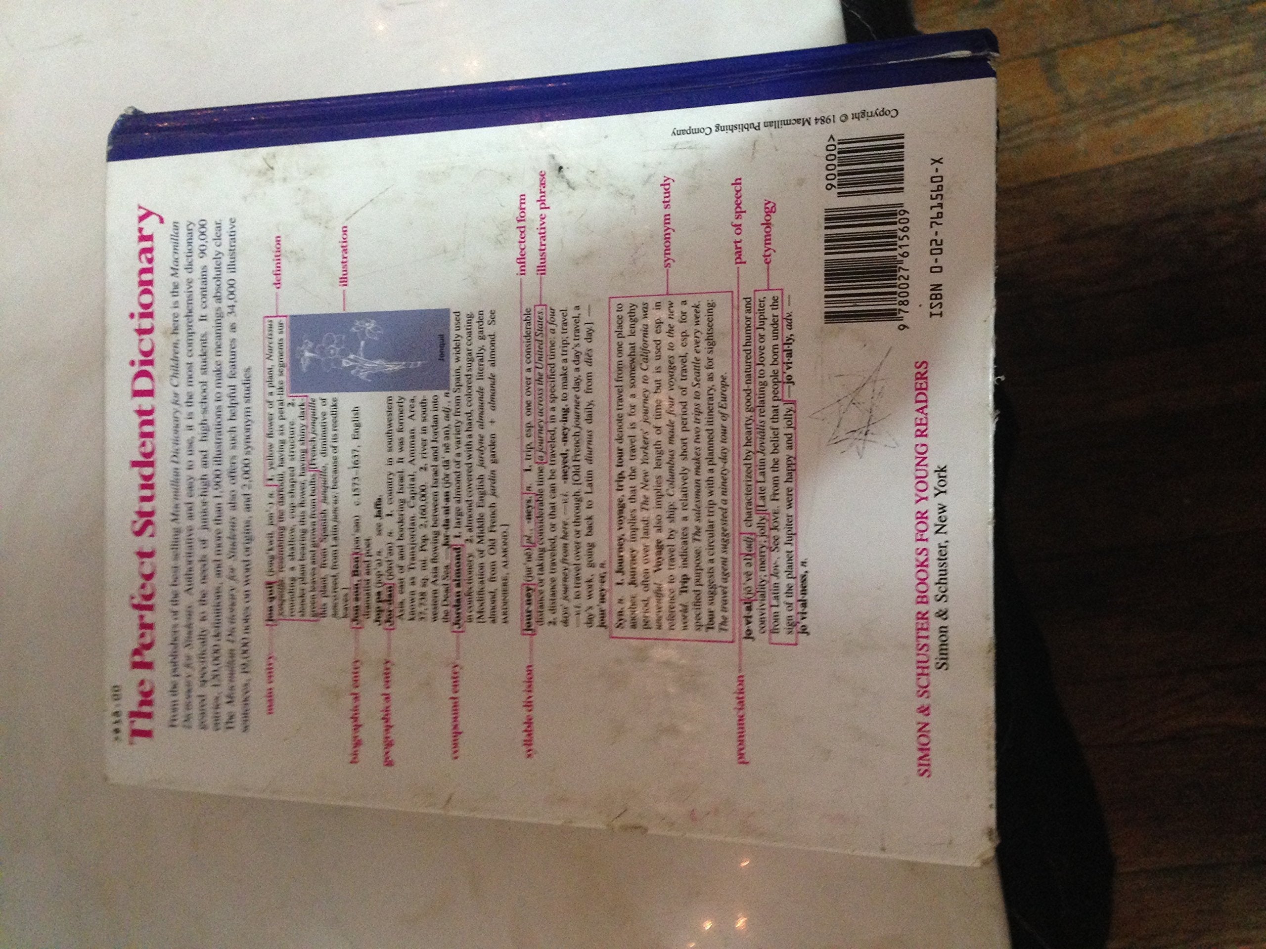 Macmillan Dictionary for Students used book depot