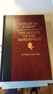 A Study in Scarlet & the Hound of the Baskervilles (The World's Best Reading) used book depot