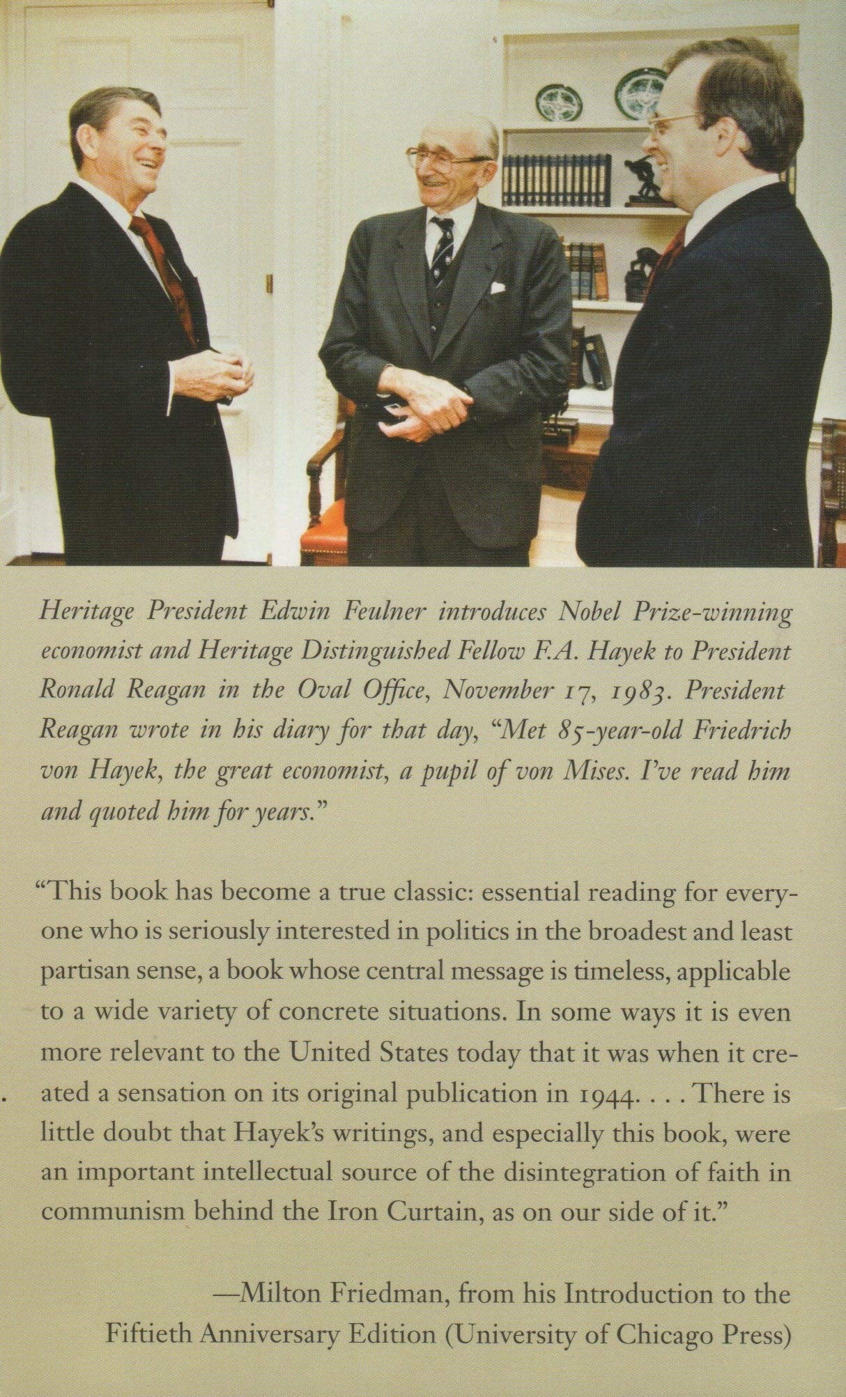 The Road to Serfdom - Special Abridged Edition used book depot