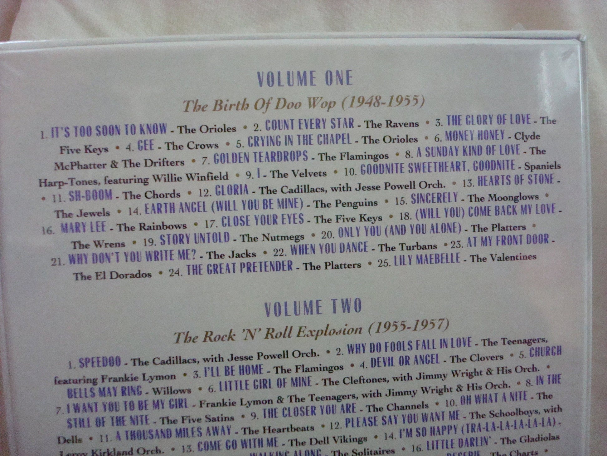 Doo Wop Box used book depot