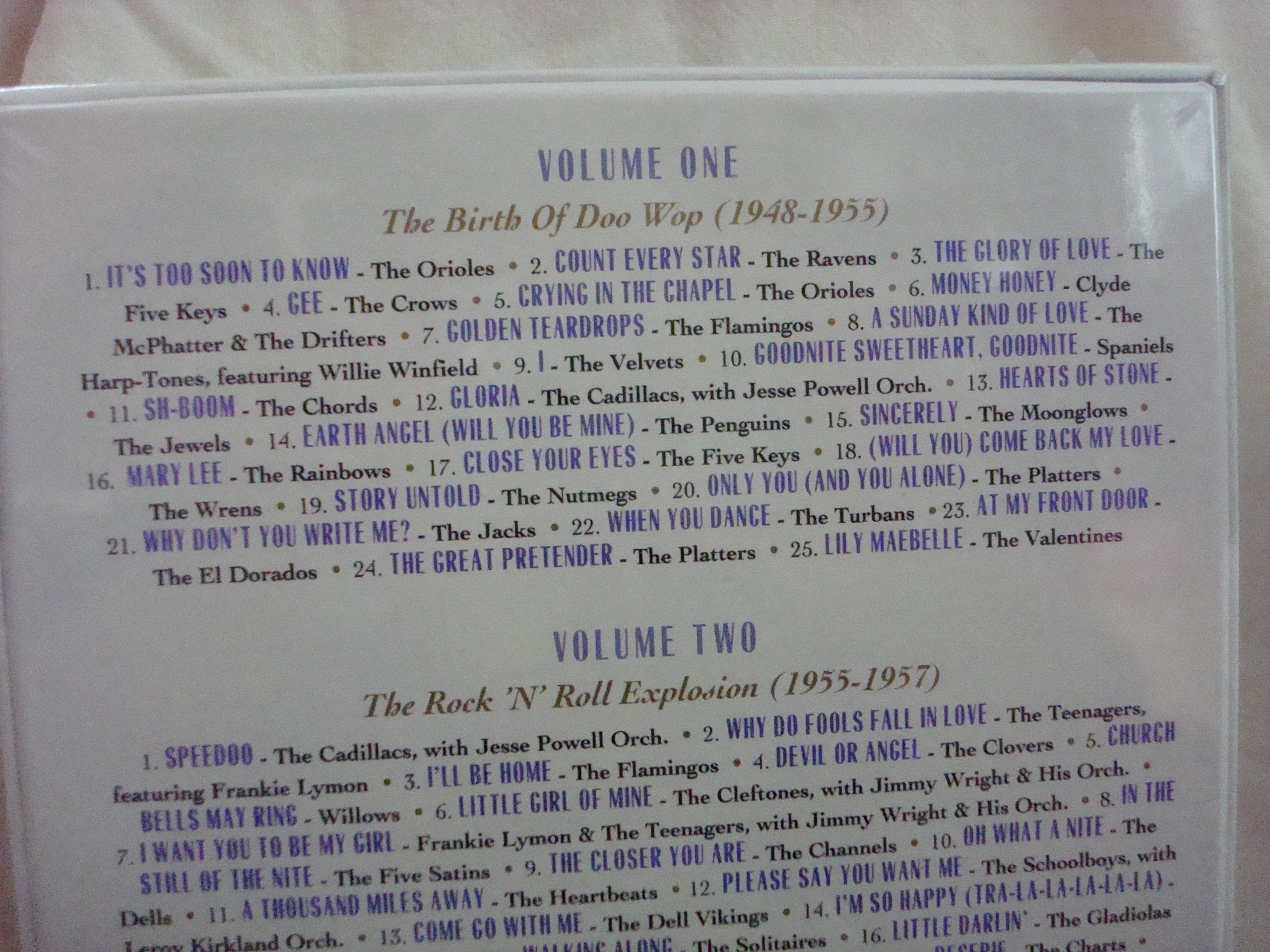 Doo Wop Box used book depot