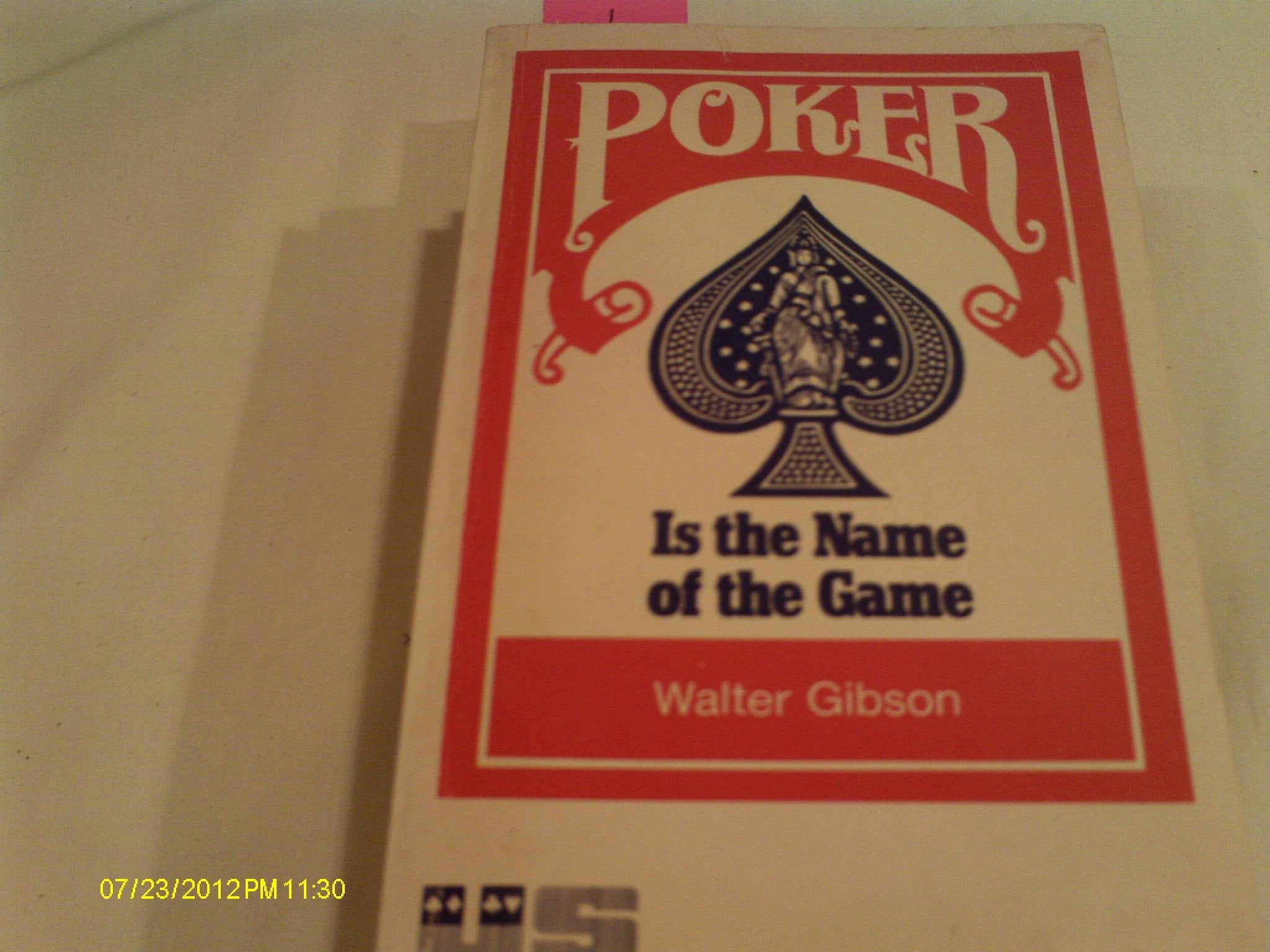 Poker is the Name of the Game used book depot