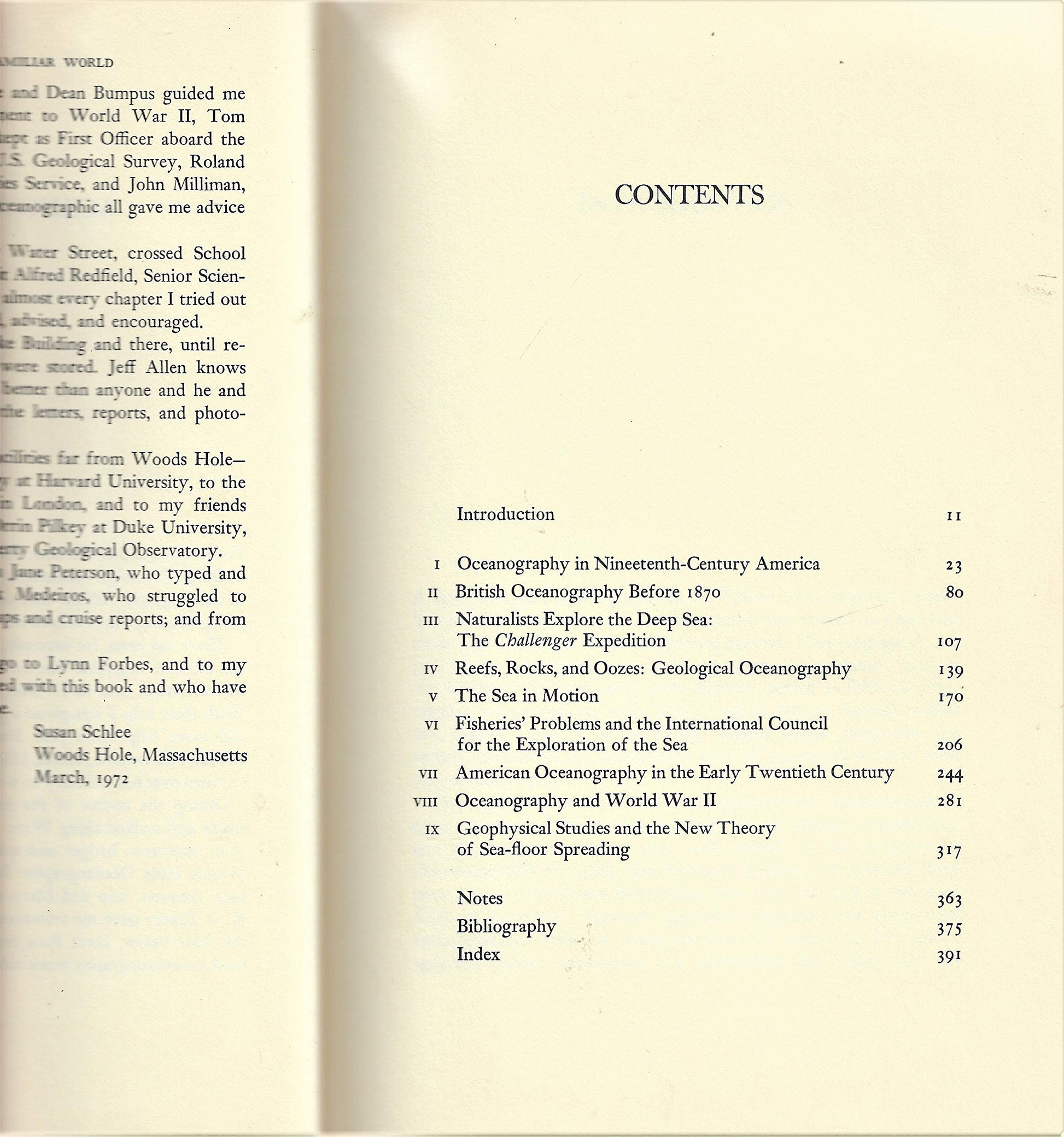 The edge of an unfamiliar world; a history of oceanography used book depot