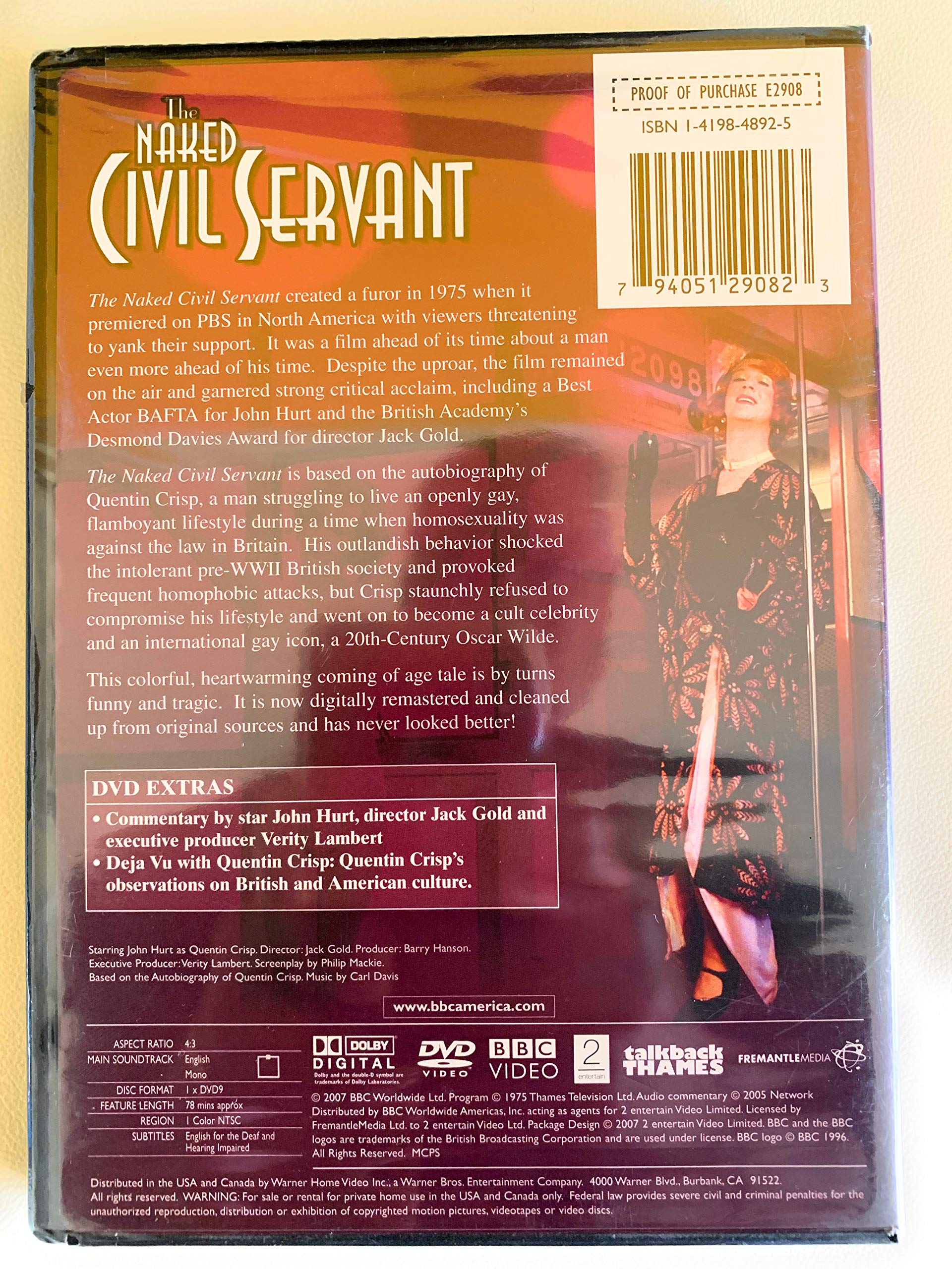 The Naked Civil Servant [DVD] used book depot