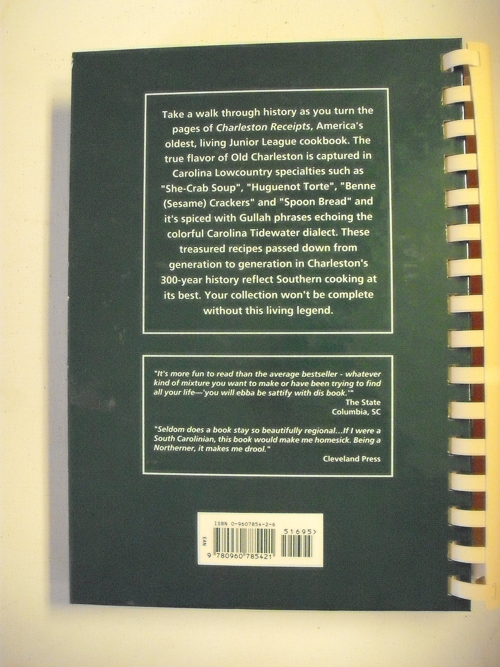 Charleston Receipts used book depot