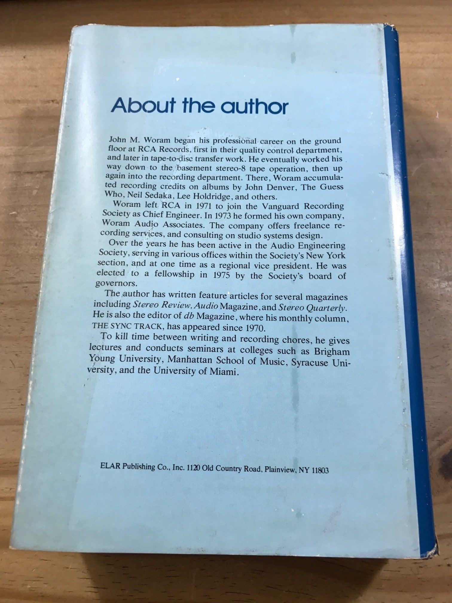 The Recording Studio Handbook used book depot