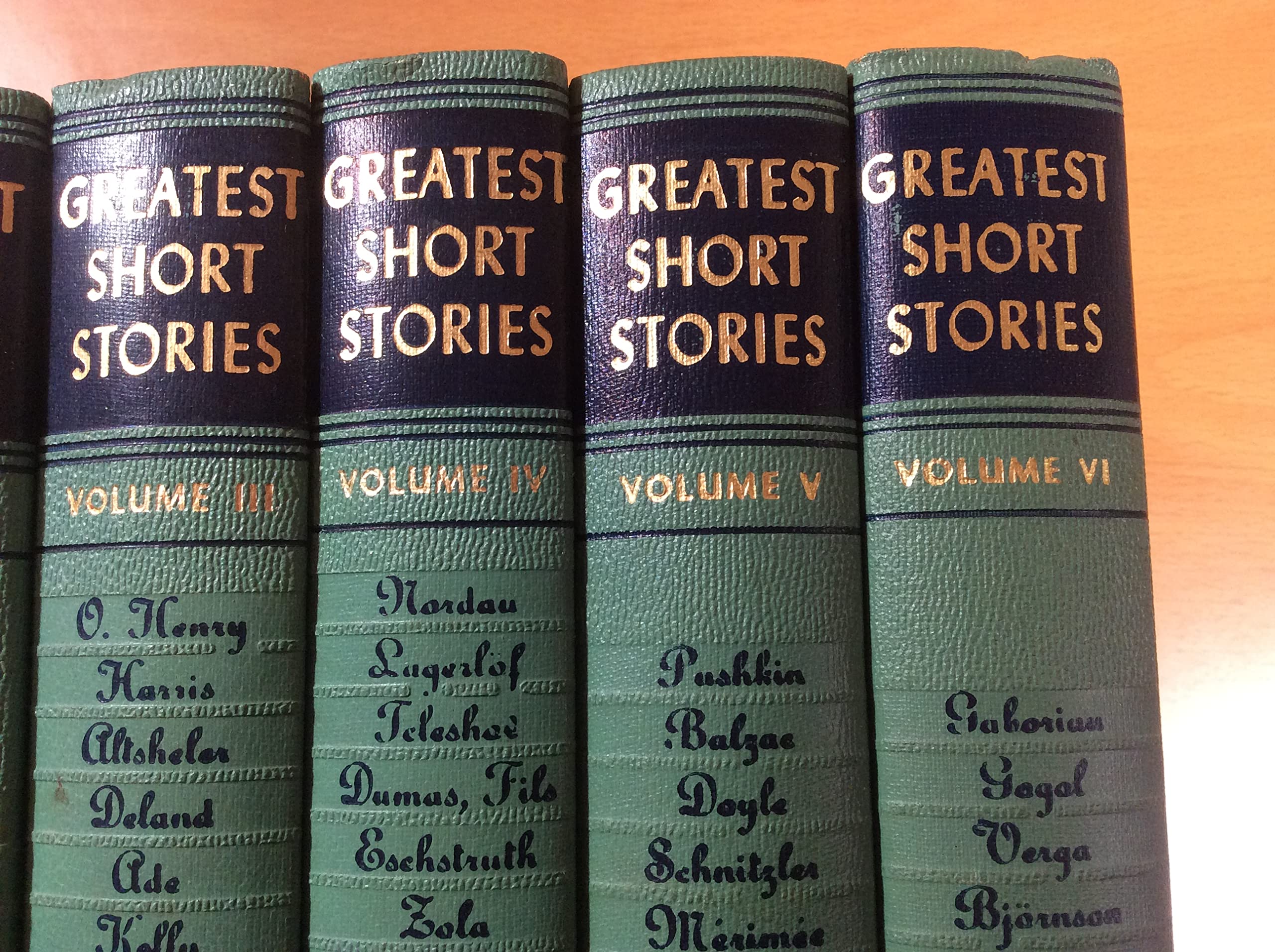 Collier Greatest Short Stories Vol 1-6 used book depot