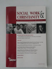Social Work & Christianity: An International Journal- Volume 36, Number 1, 2009