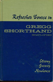 Refresher Course in Gregg Shorthand Simplified used book depot