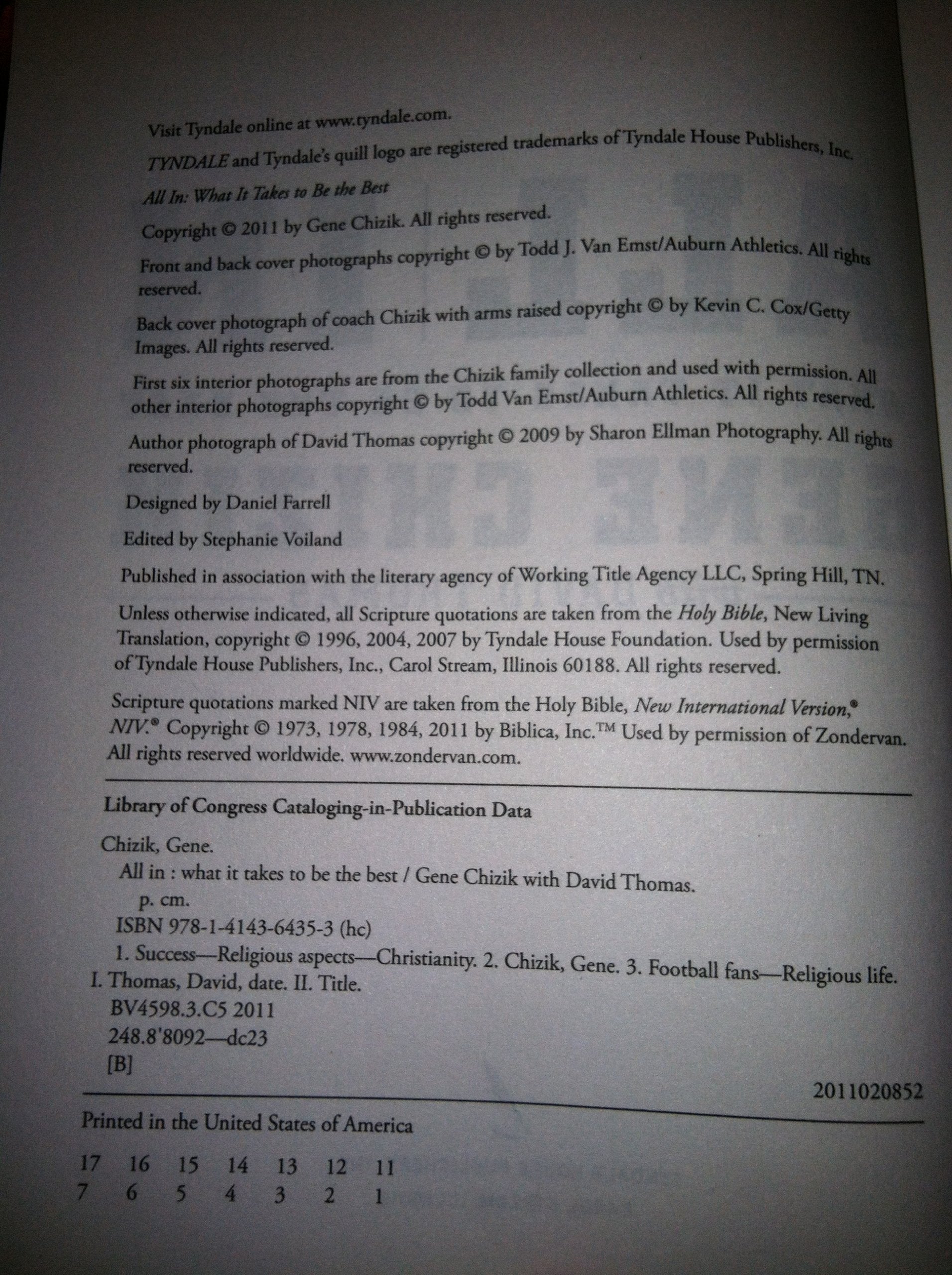 All In: What It Takes to Be the Best used book depot