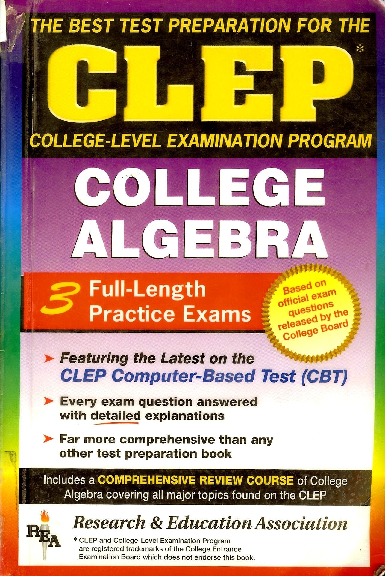 CLEP College Algebra (CLEP Test Preparation) used book depot