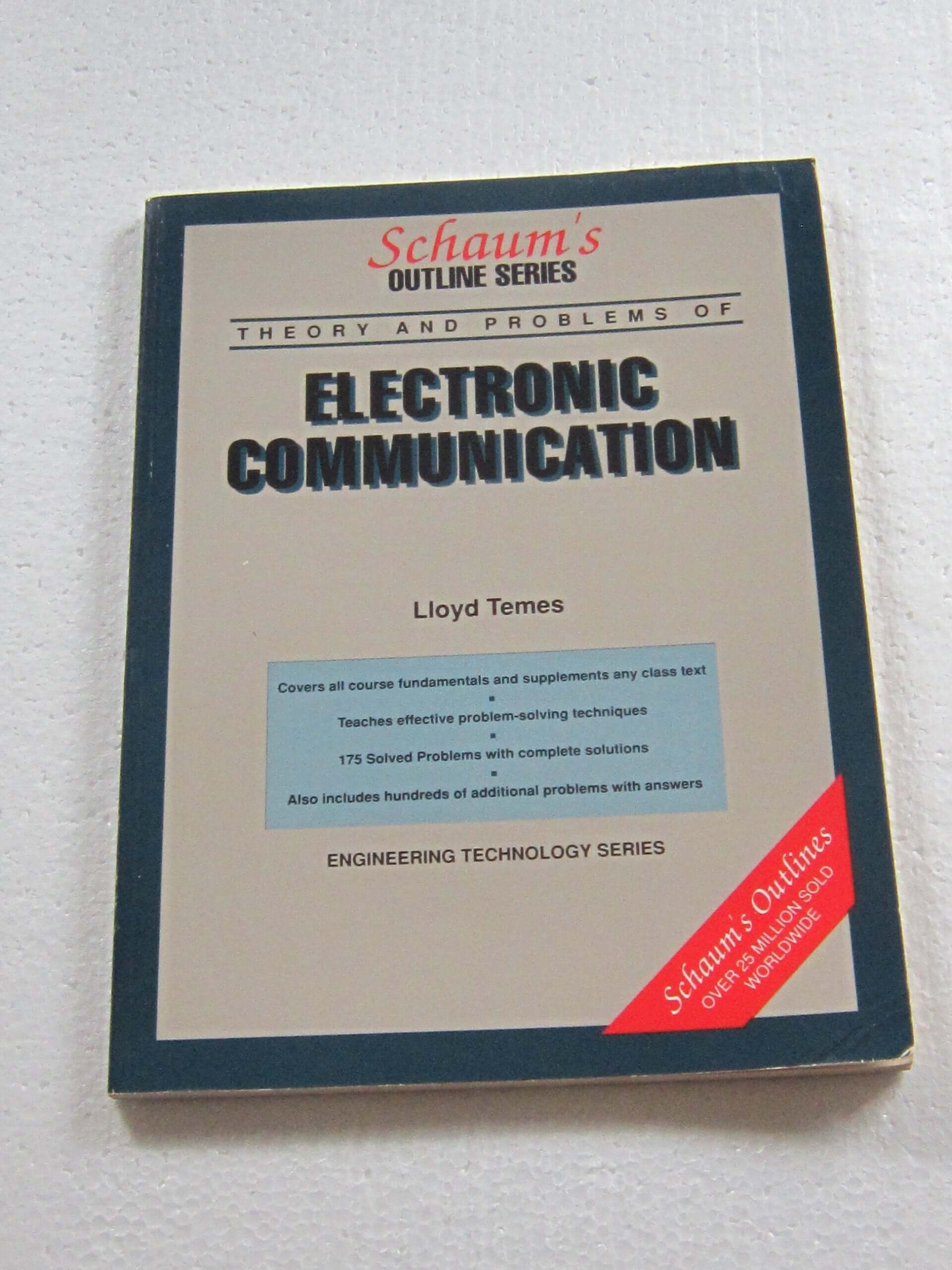 Schaum's Outline of Electronic Communication used book depot