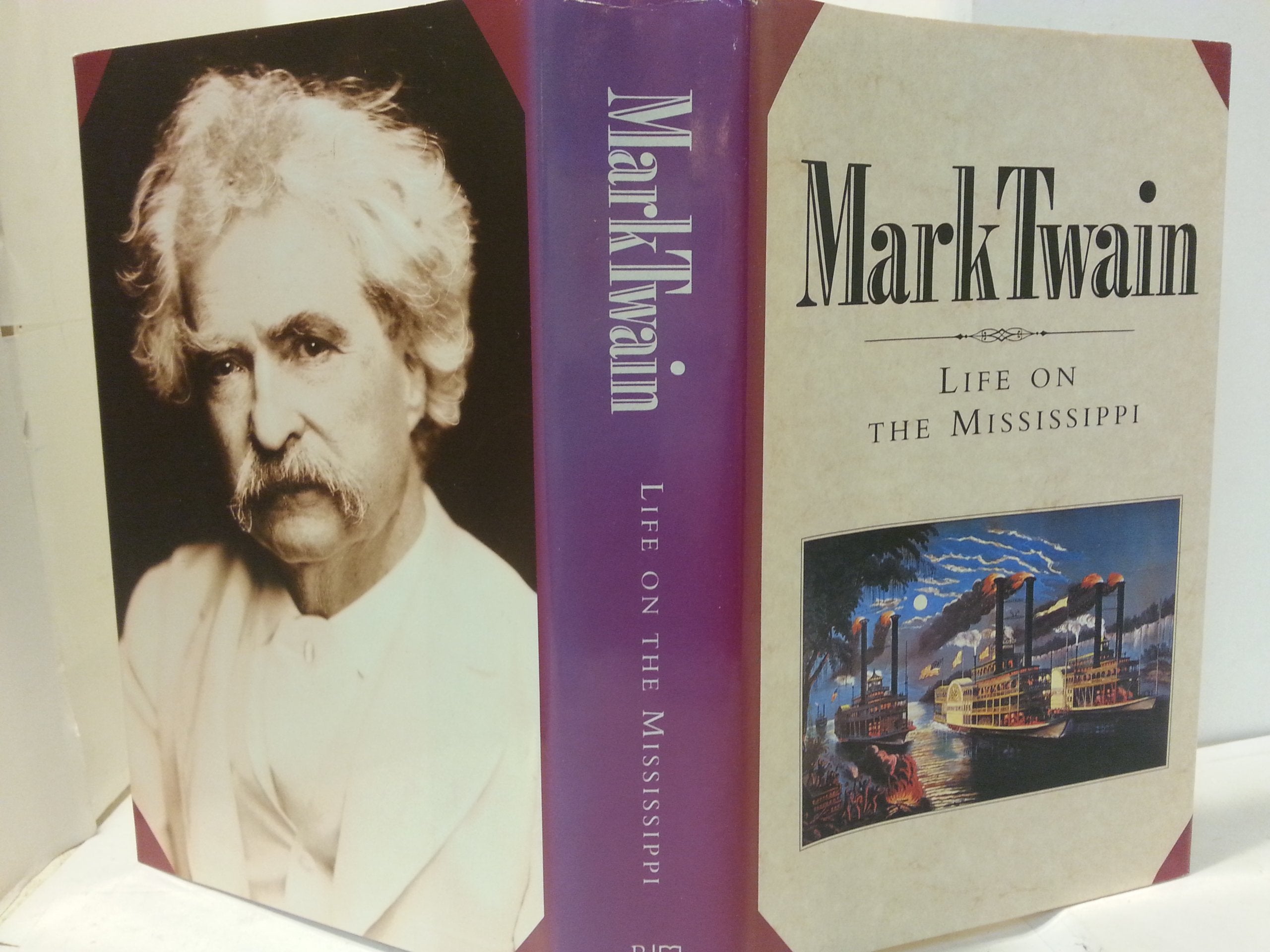 Life on the Mississippi By Mark Twain, Book of the Month Club Edition, 1992 (Hardcover)