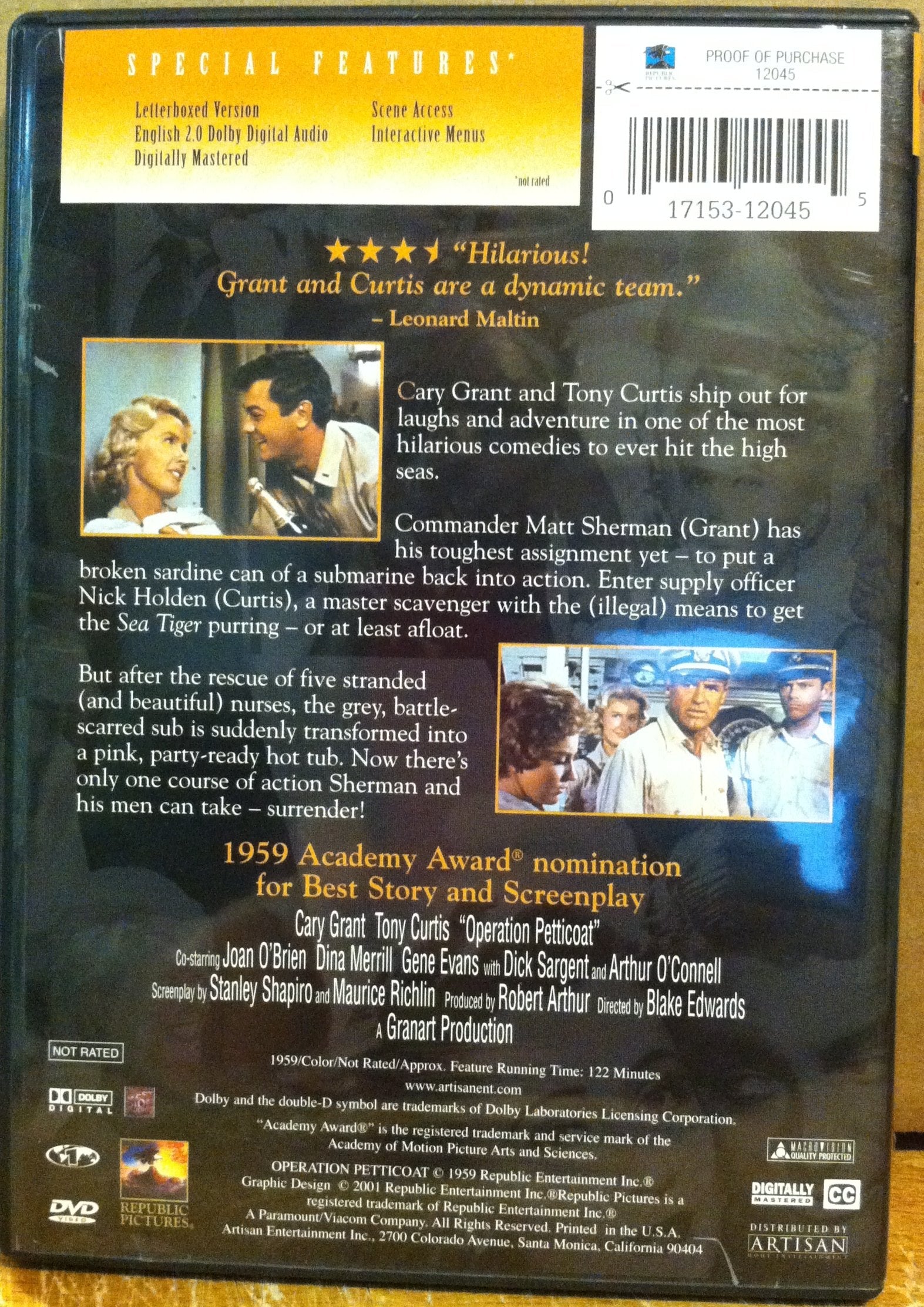 Operation Petticoat [DVD] used book depot