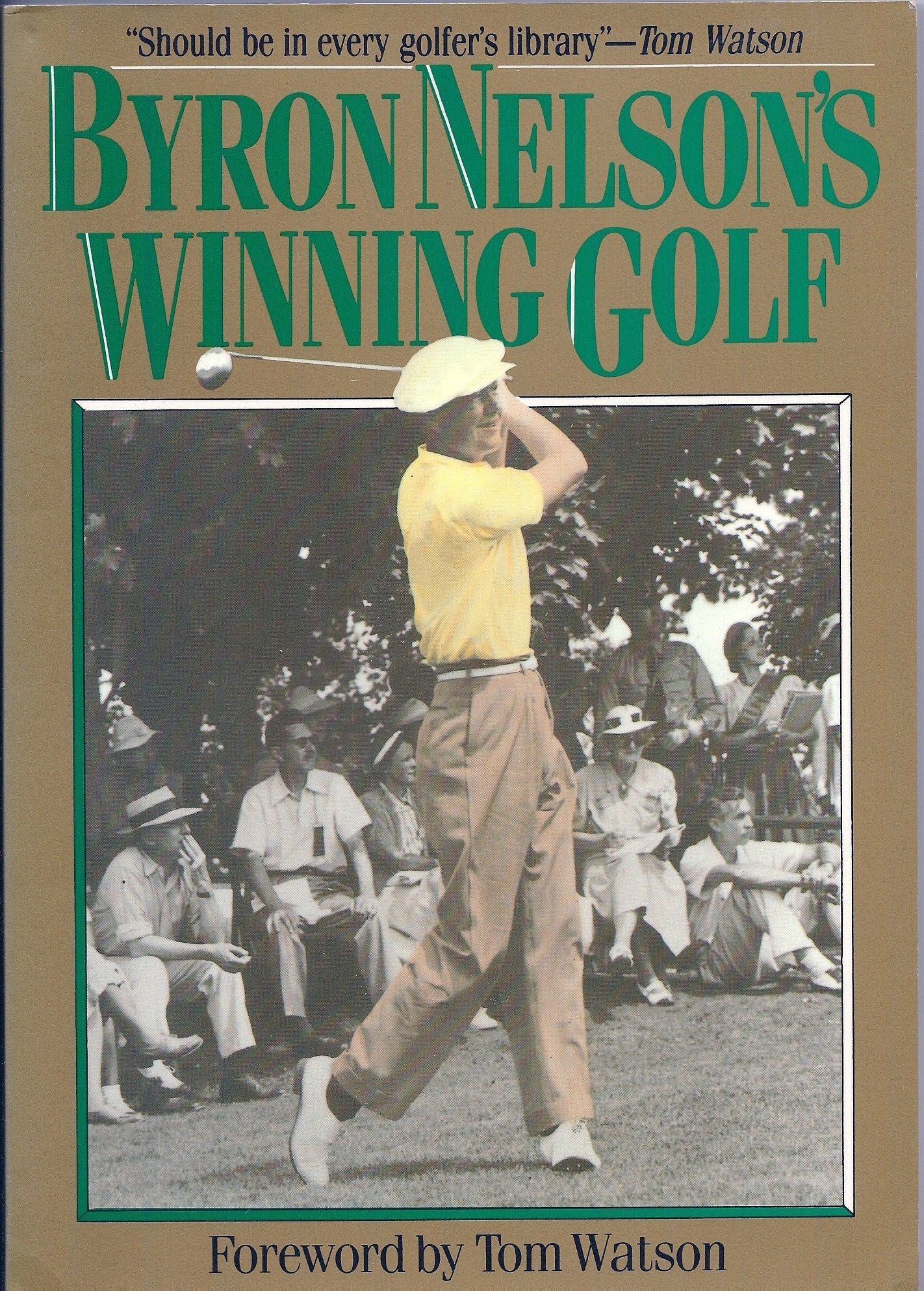 Byron Nelson's Winning Golf used book depot