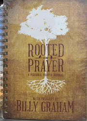 Rooted in Prayer: A Personal Prayer Journal with insights by Billy Graham used book depot