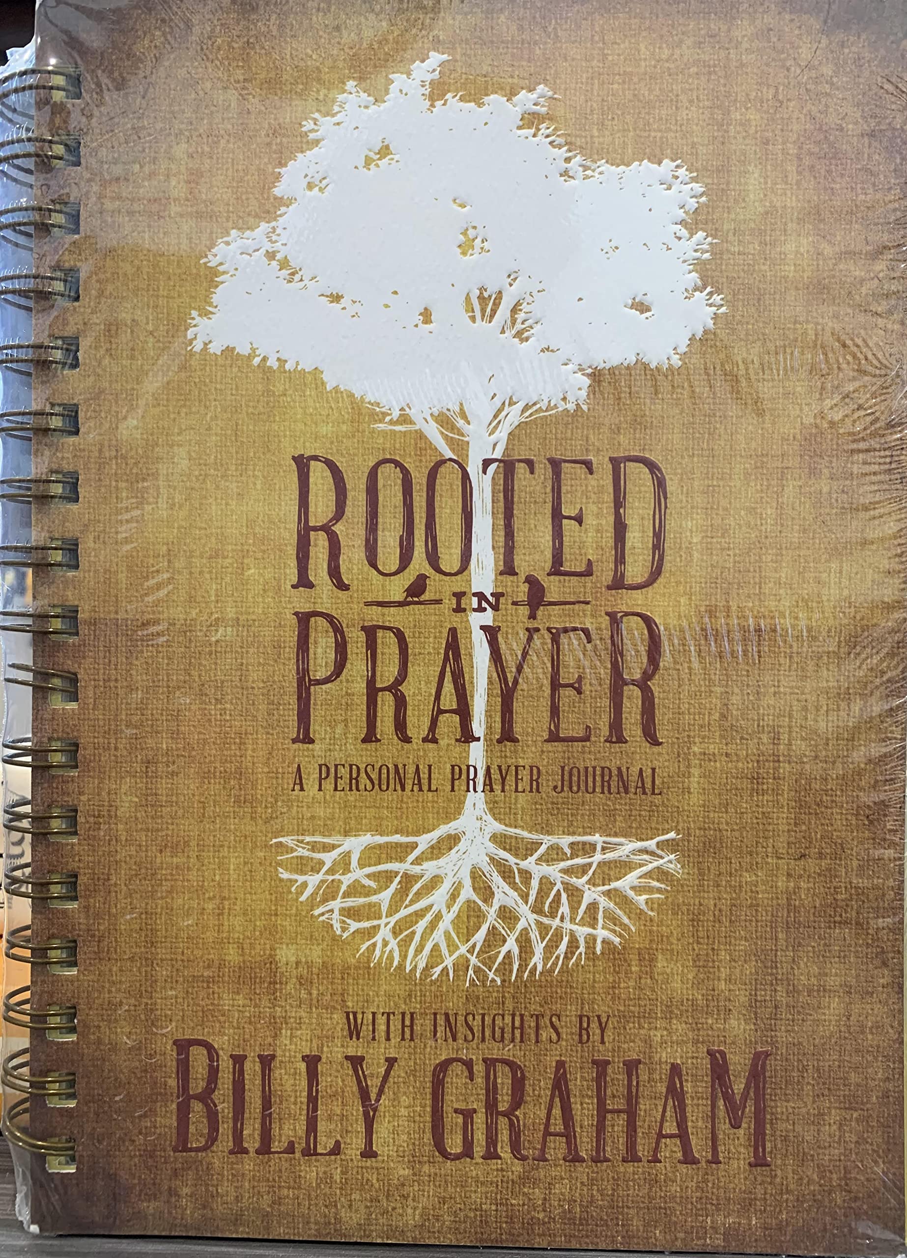 Rooted in Prayer: A Personal Prayer Journal with insights by Billy Graham used book depot