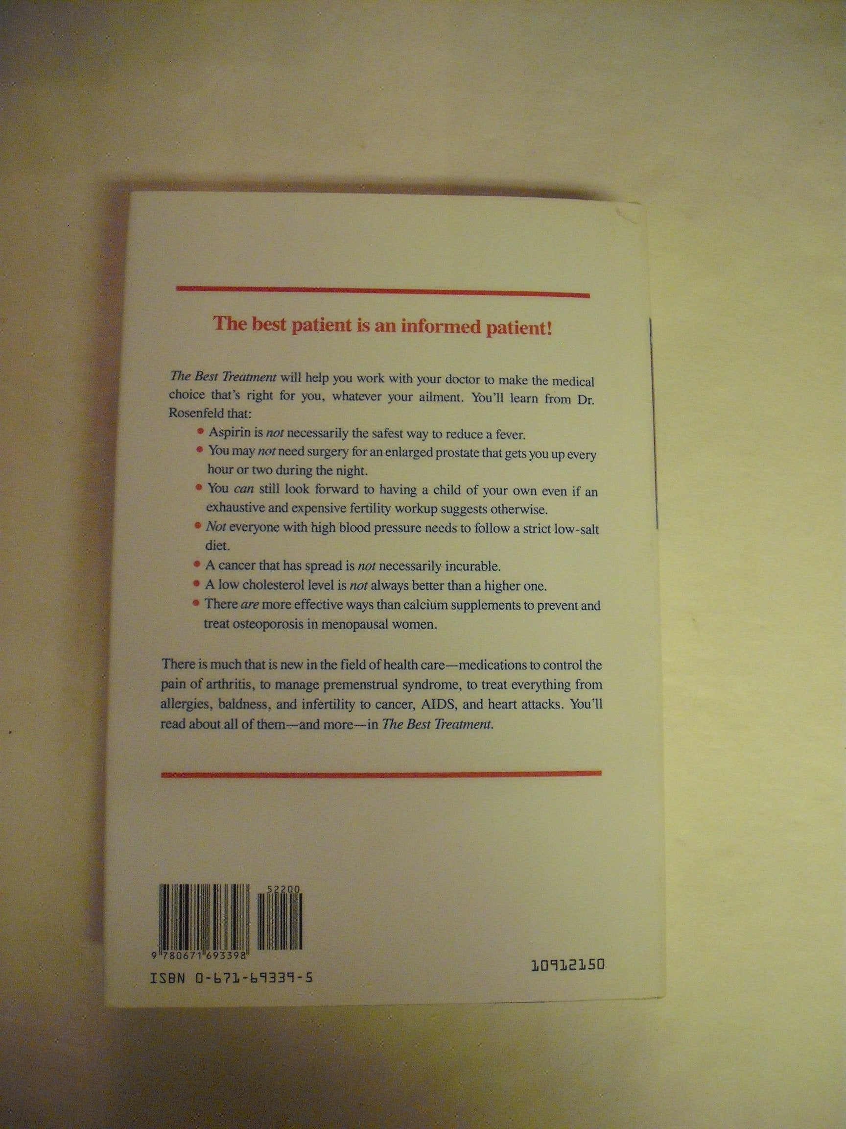 The Best Treatment used book depot