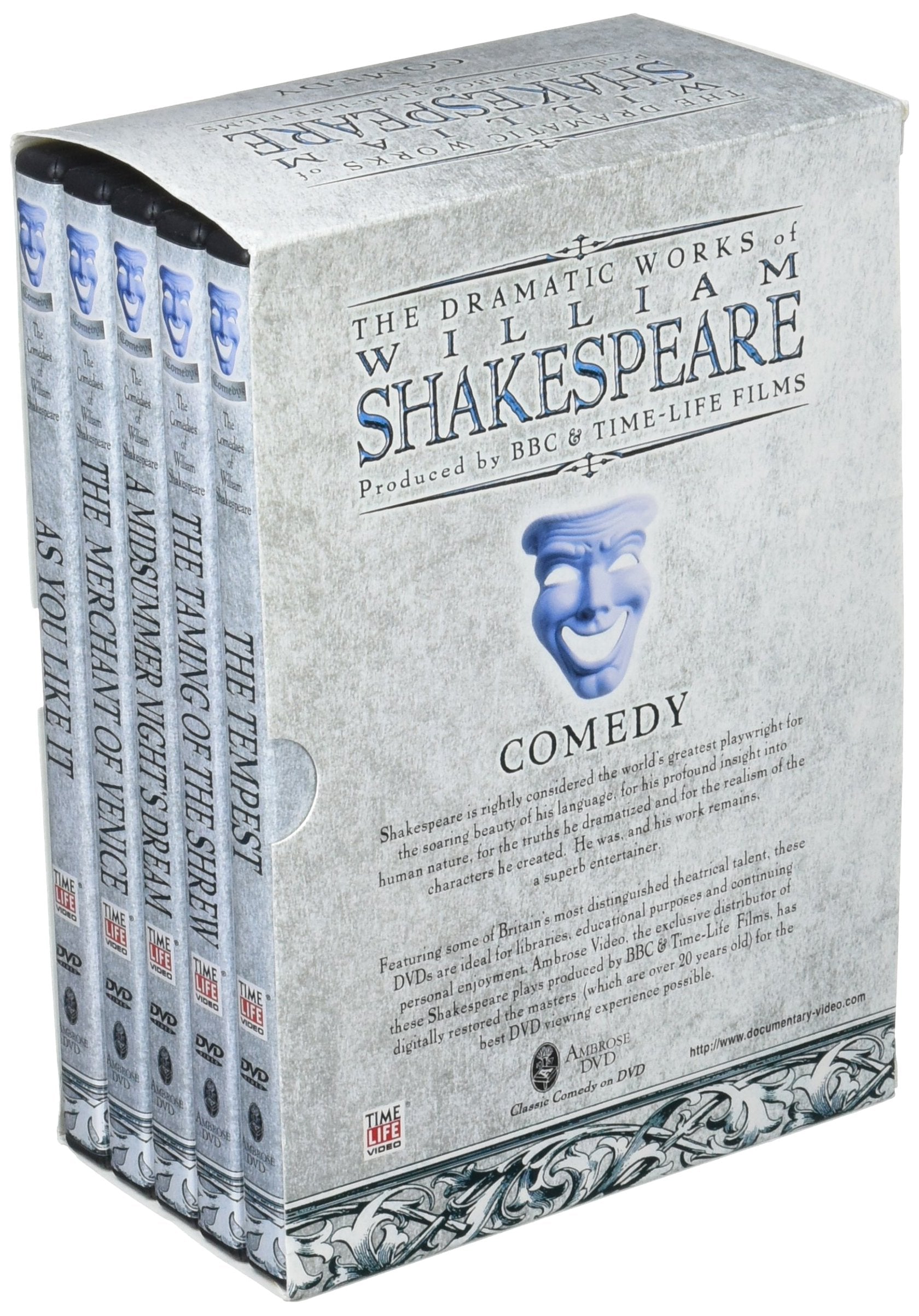 BBC Shakespeare Comedies DVD Giftbox used book depot