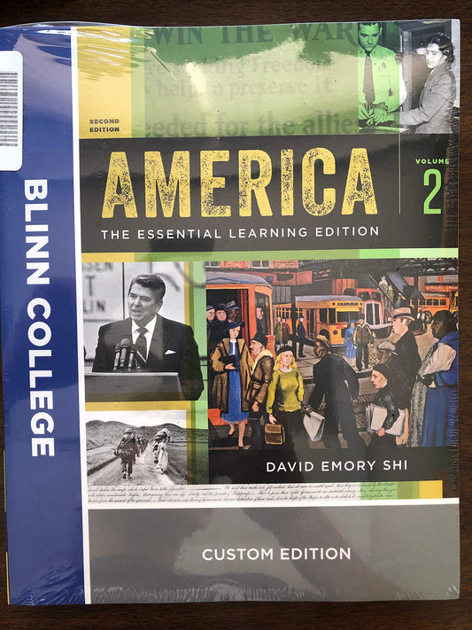 America: Essential Learning Edition Custom Blinn [Paperback] Shi