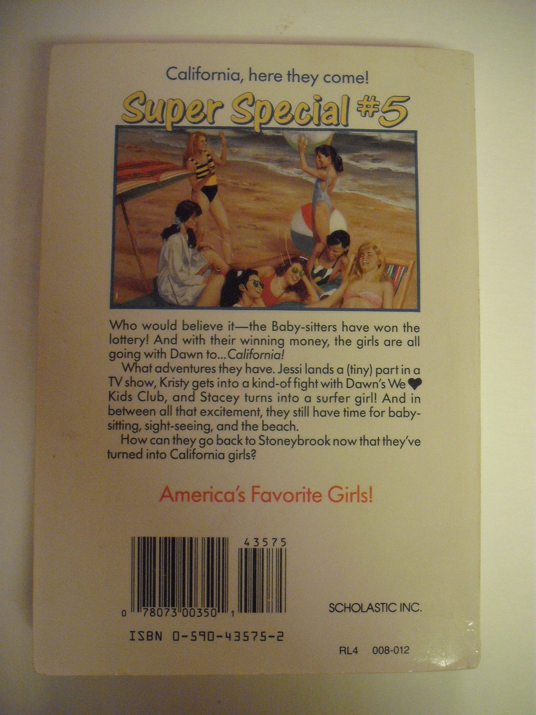 California Girls! (Baby-Sitters Club Super Special, 5) used book depot
