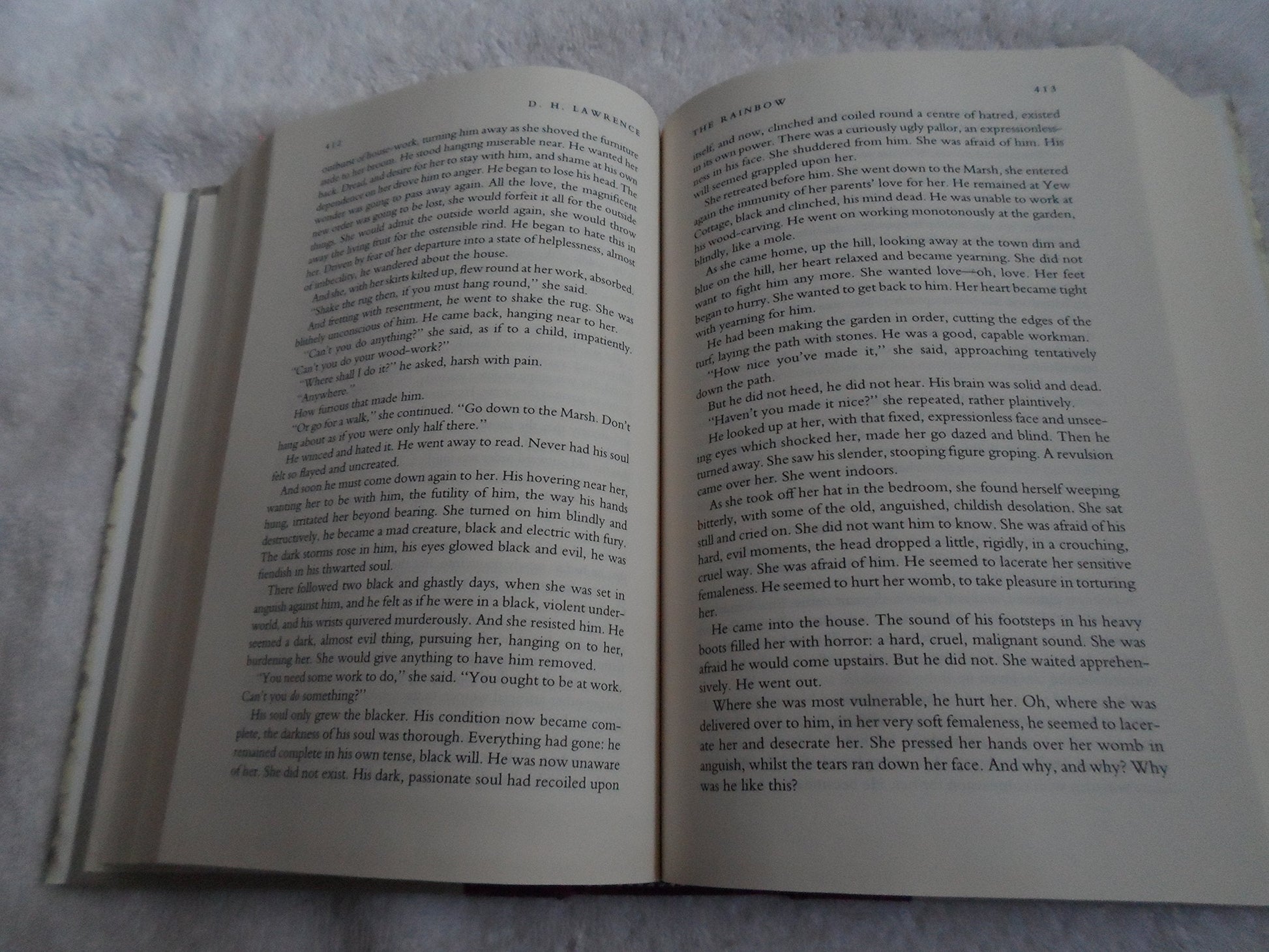 D.H. Lawrence, three complete novels: Lady Chatterley's lover, The Rainbow, Sons and lovers used book depot