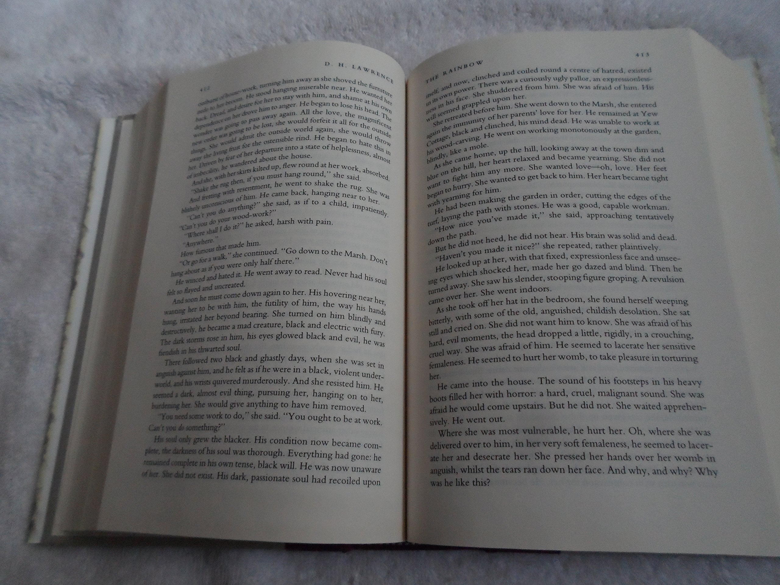 D.H. Lawrence, three complete novels: Lady Chatterley's lover, The Rainbow, Sons and lovers used book depot