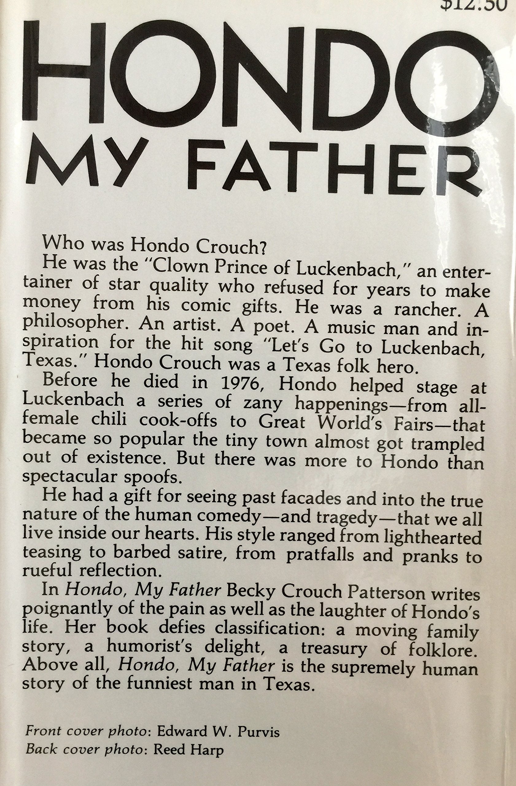 Hondo: My Father used book depot
