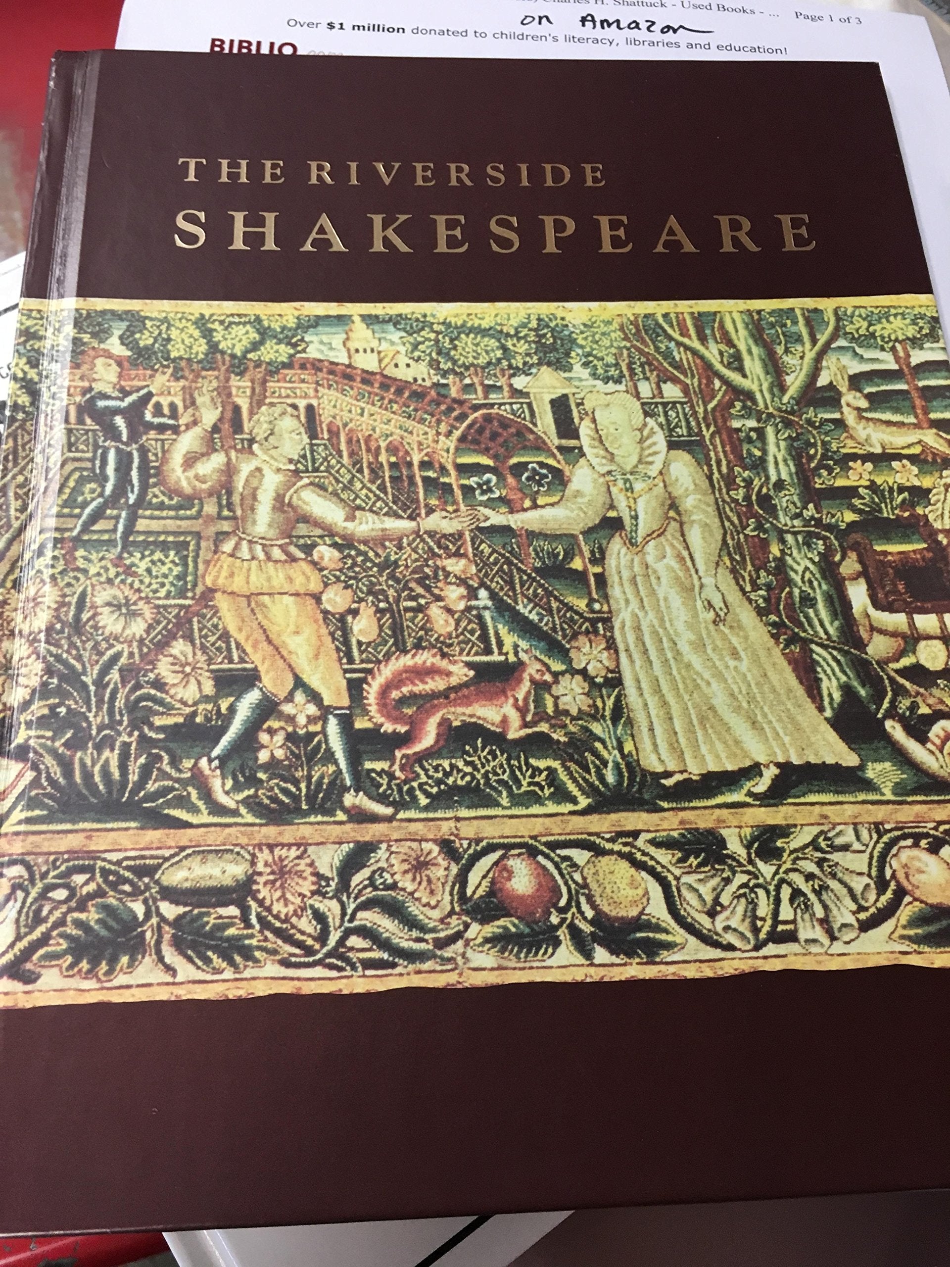 The Riverside Shakespeare used book depot