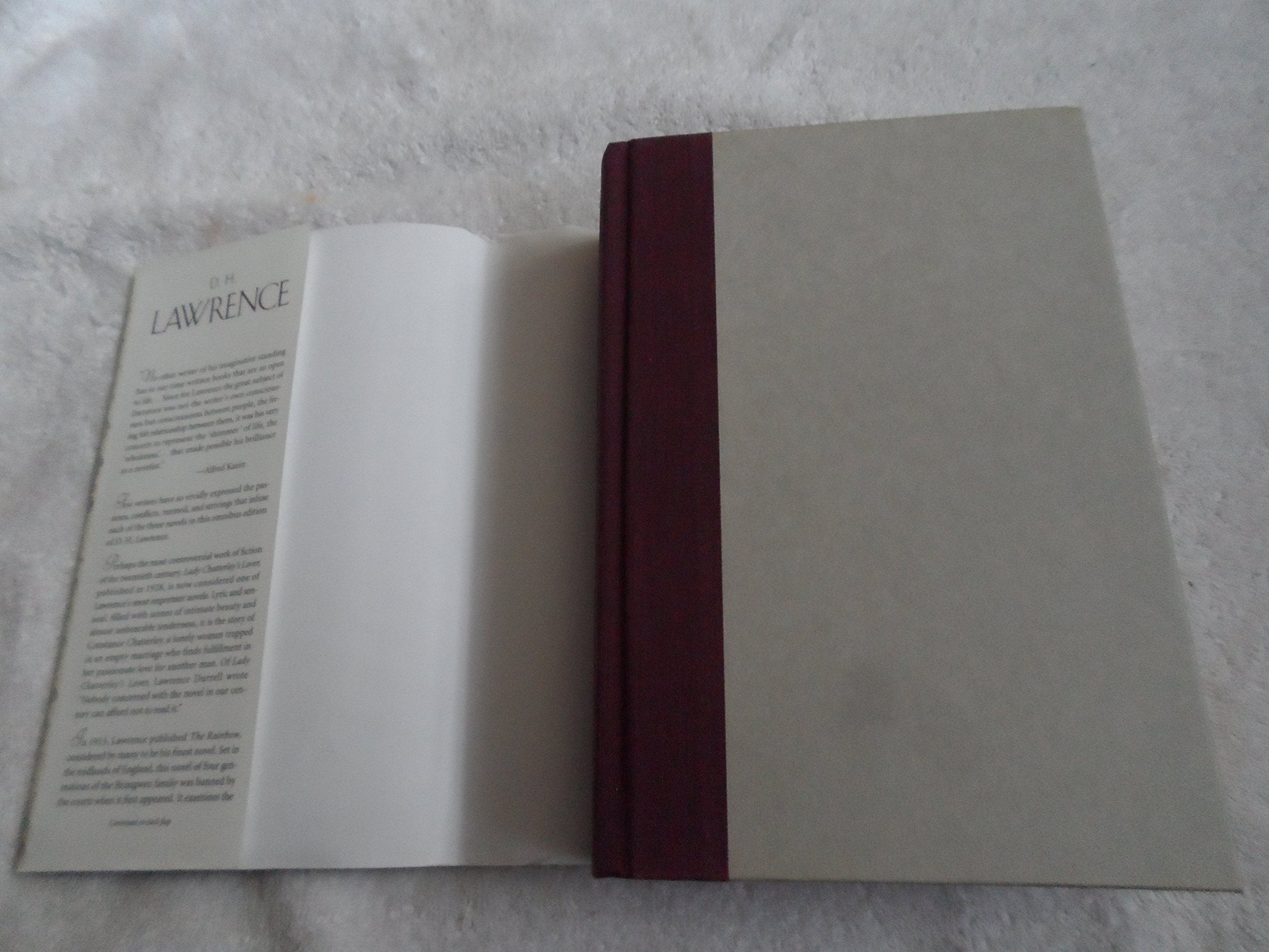 D.H. Lawrence, three complete novels: Lady Chatterley's lover, The Rainbow, Sons and lovers used book depot