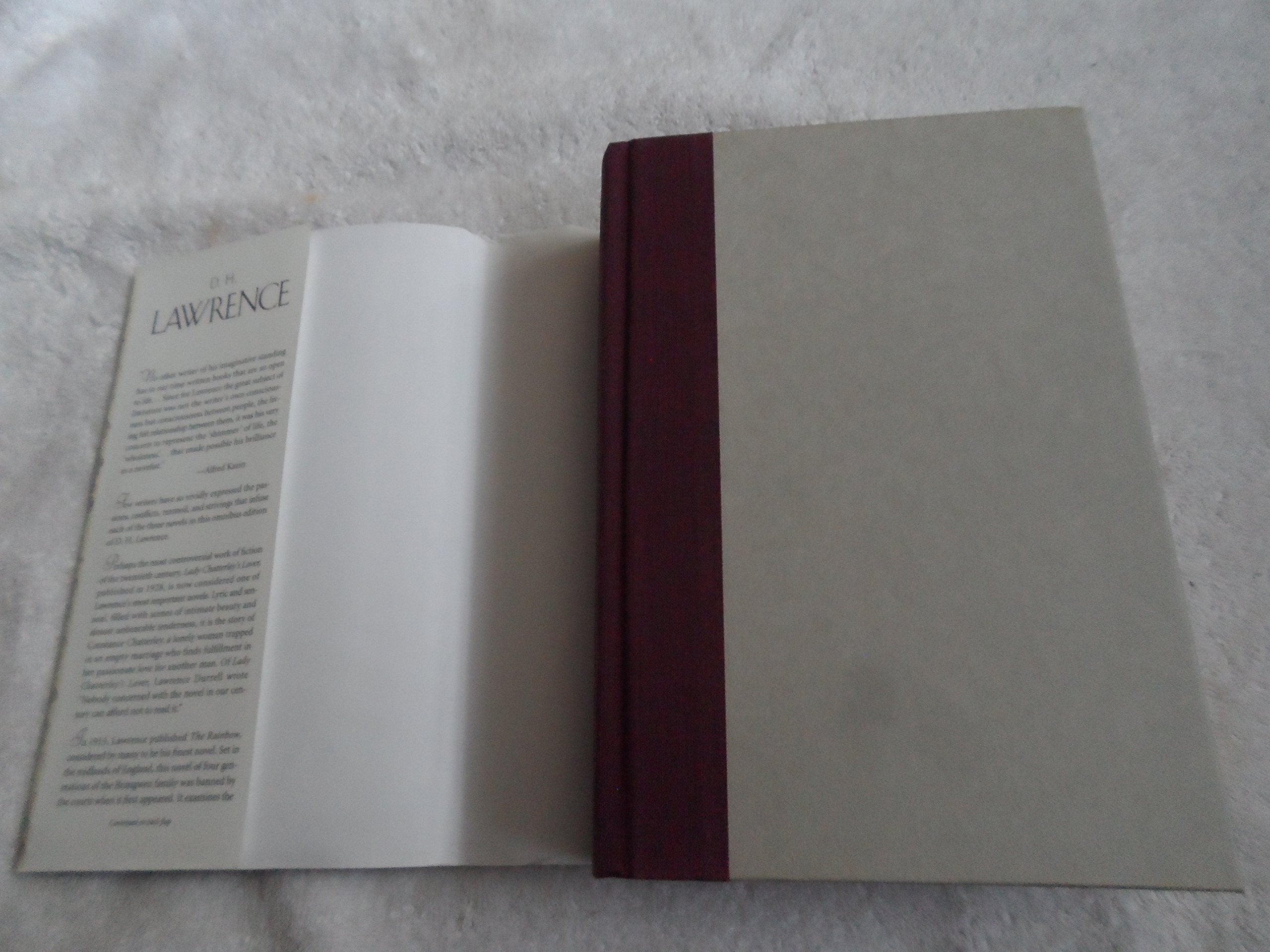 D.H. Lawrence, three complete novels: Lady Chatterley's lover, The Rainbow, Sons and lovers used book depot