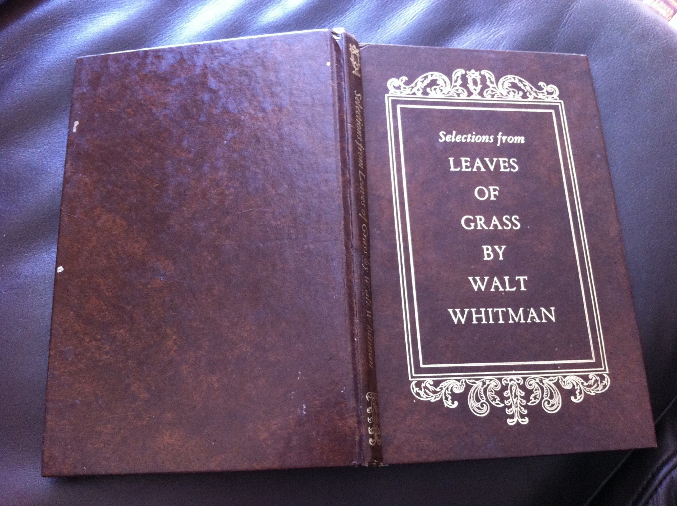 Selections from Leaves of Grass By Walt Whitman used book depot