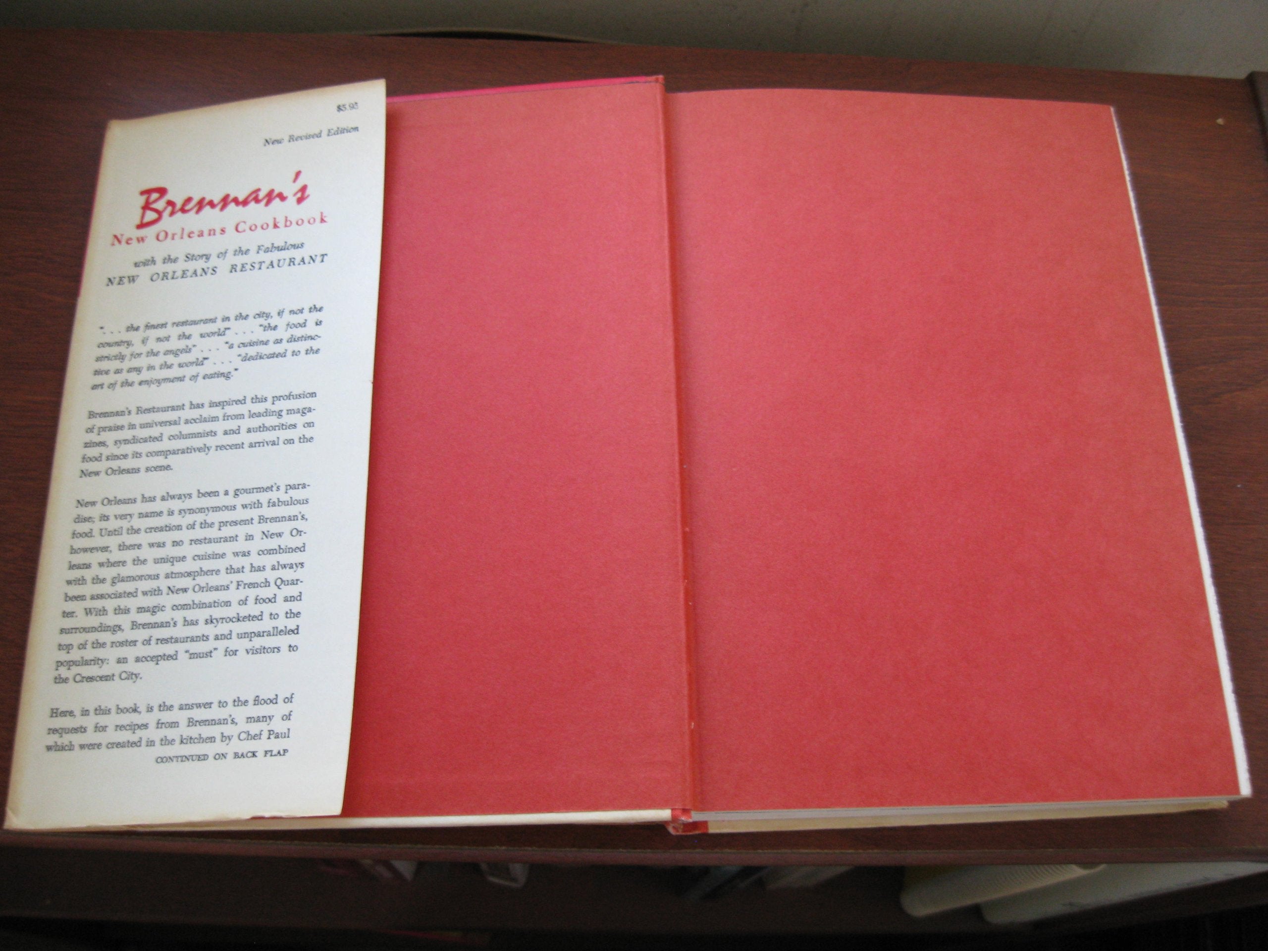 Brennan's New Orleans Cookbook...and the Story of the Fabulous New Orleans Restaurant [The Original Classic Recipes] used book depot
