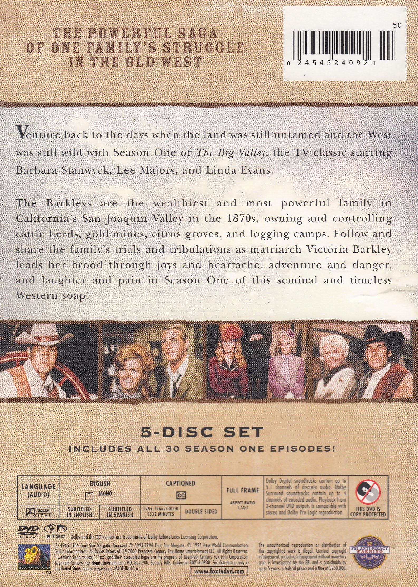 Big Valley - Season 1 used book depot