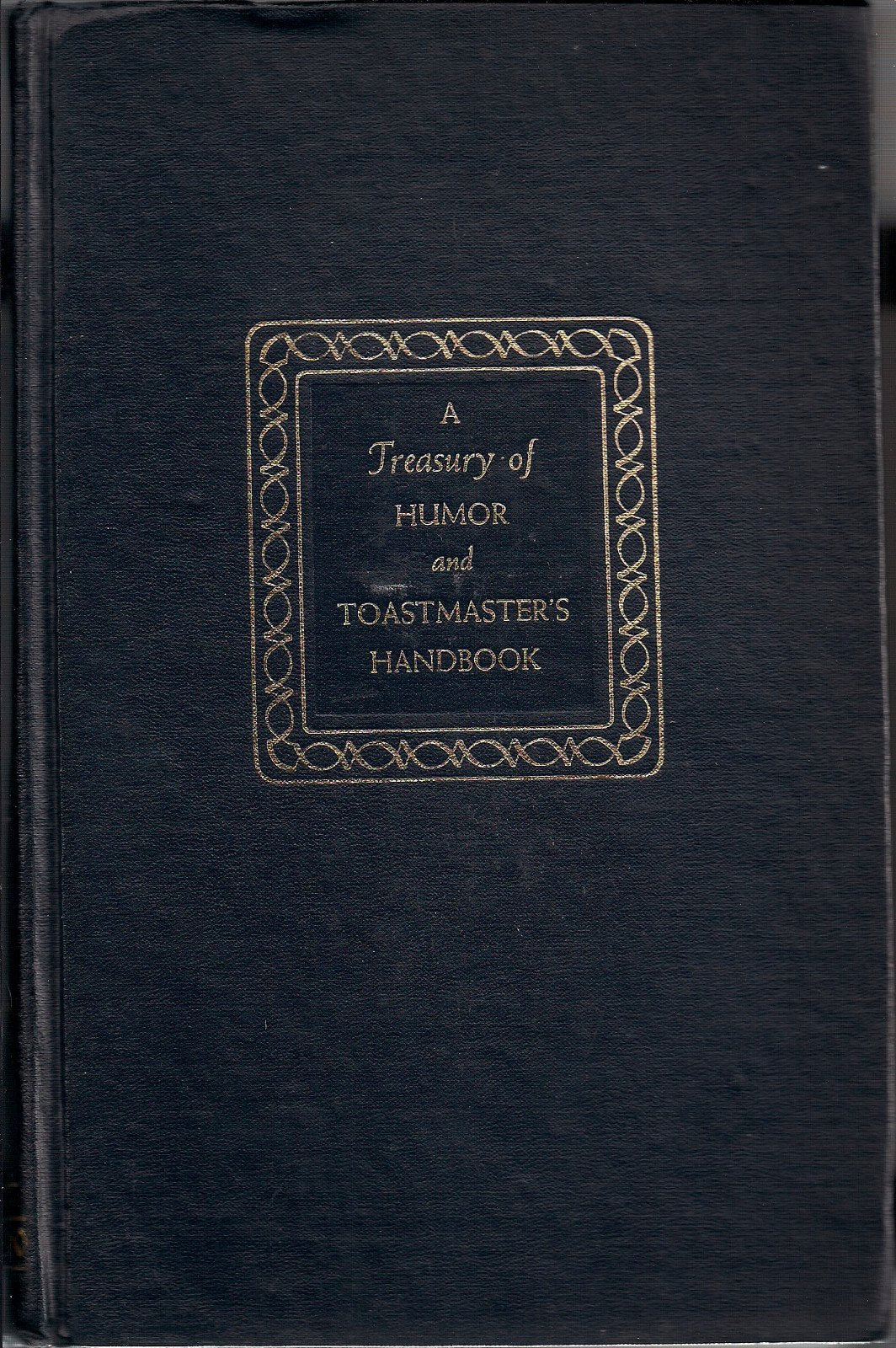 A Treasury of Humor and Toastmaster's Handbook used book depot