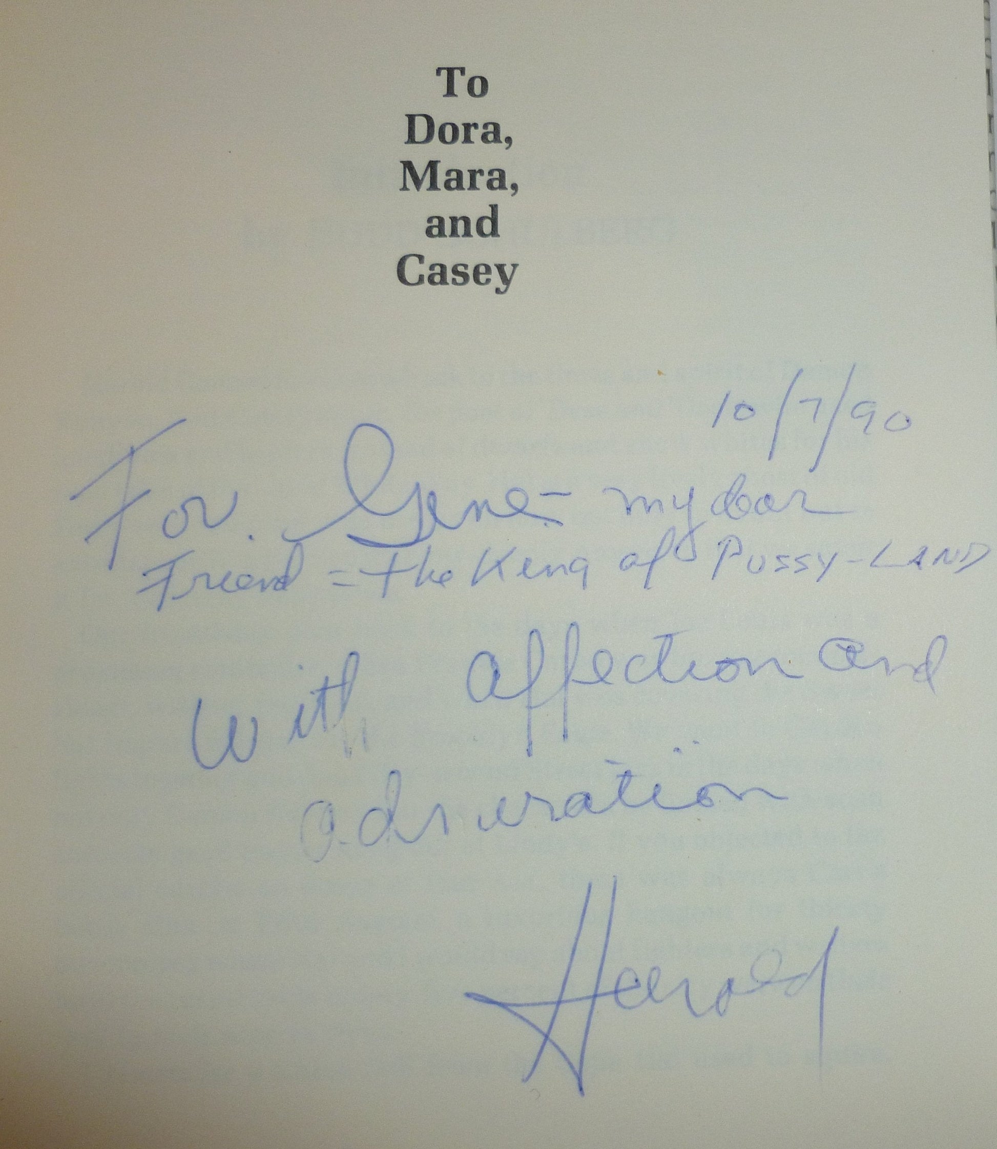 Dear Muffo: 35 Years in the Fast Lane used book depot