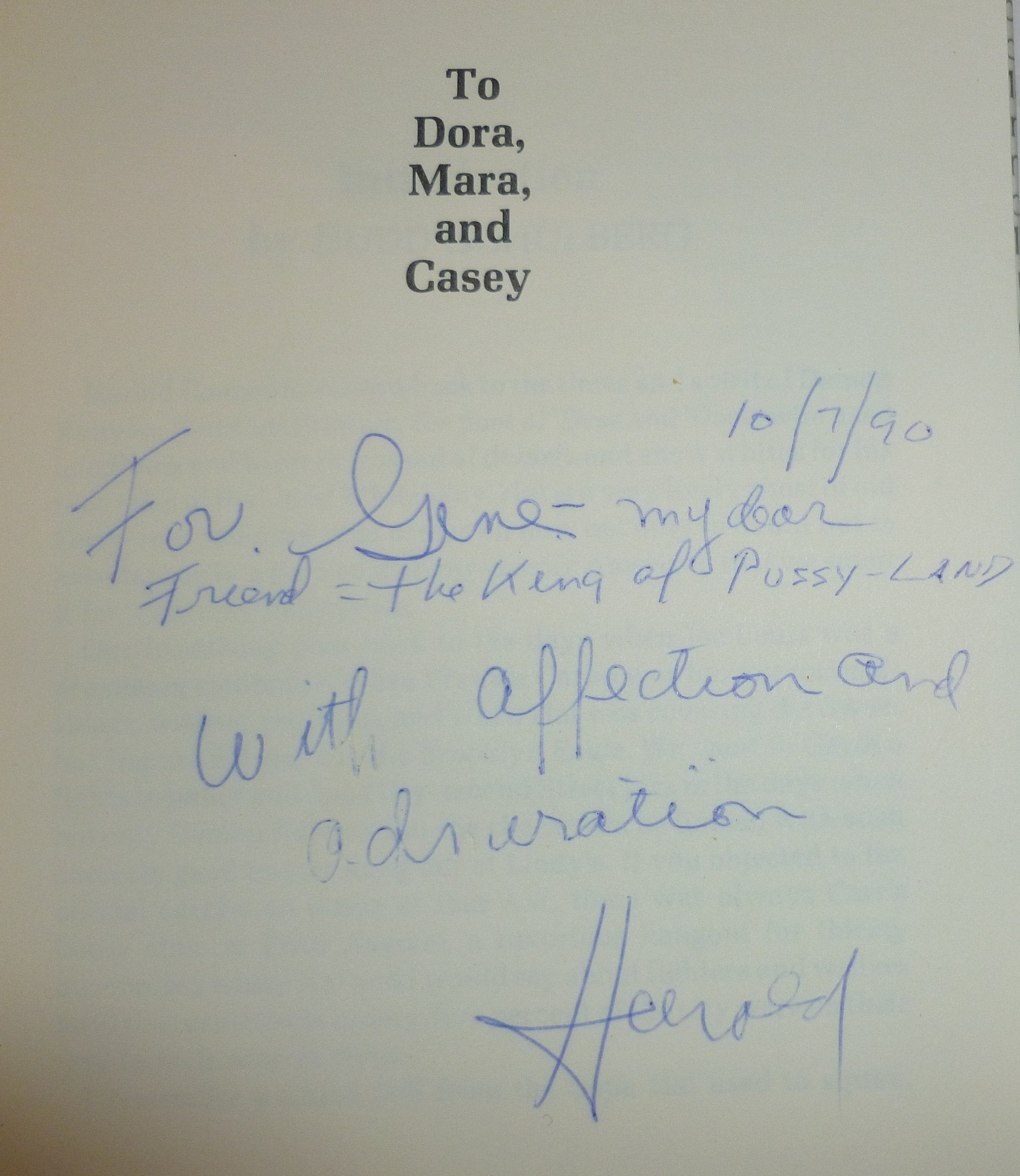 Dear Muffo: 35 Years in the Fast Lane used book depot
