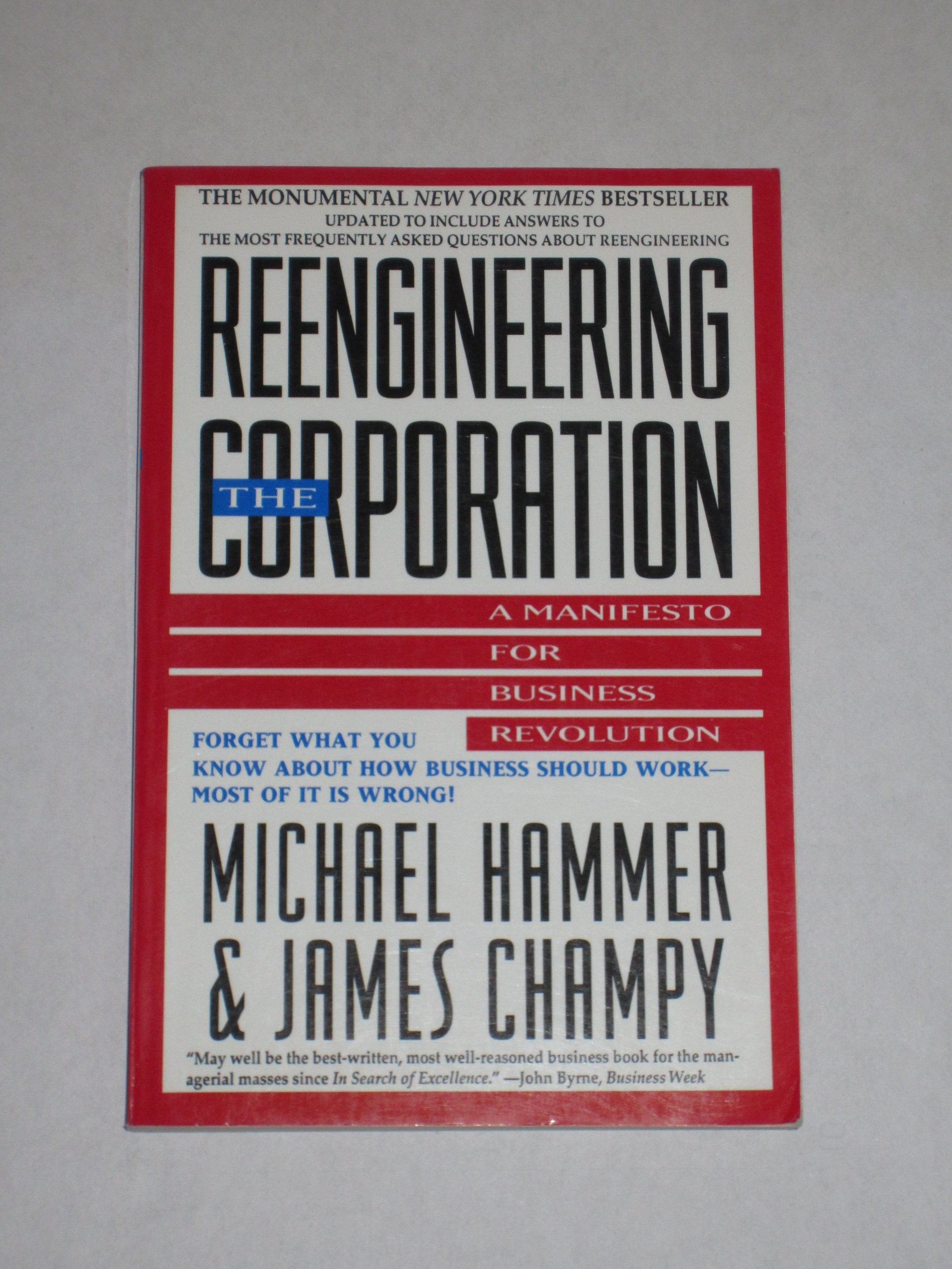 Reengineering the Corporation used book depot