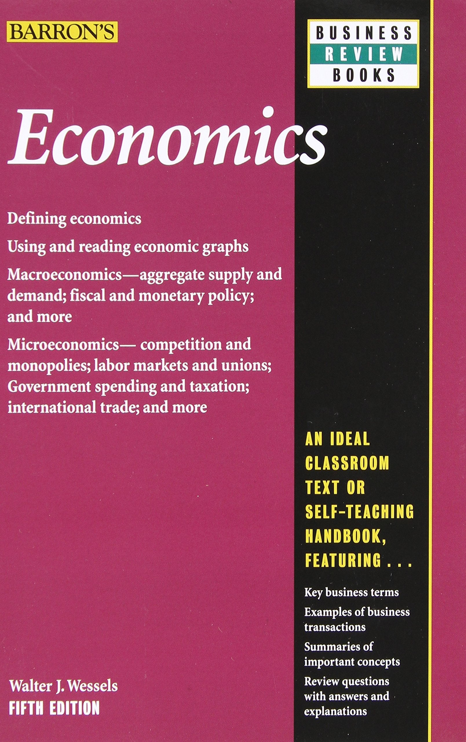 Economics (Barron's Business Review Series) used book depot