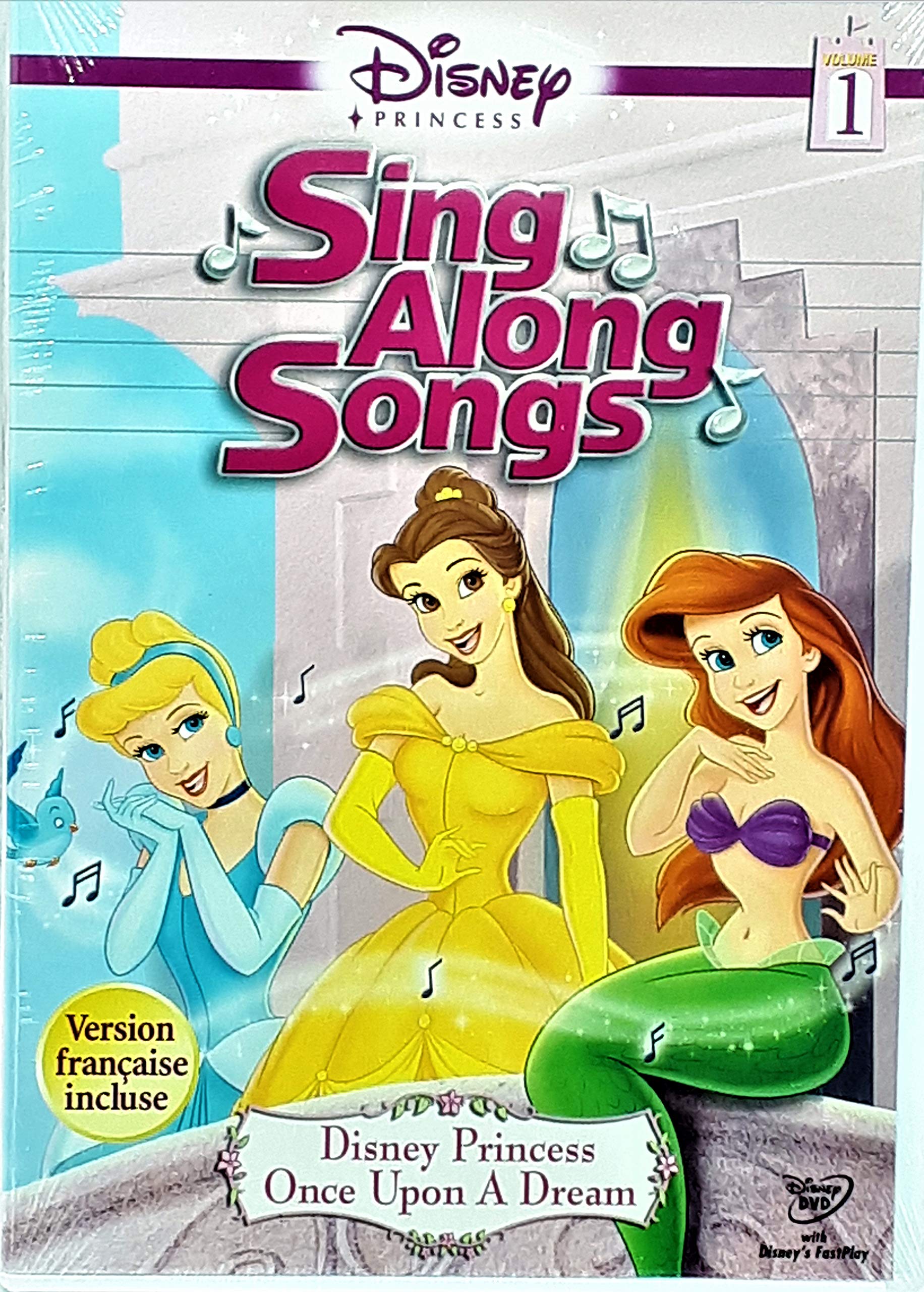 Disney Princess Sing Along Songs, Vol. 1 - Once Upon A Dream used book depot