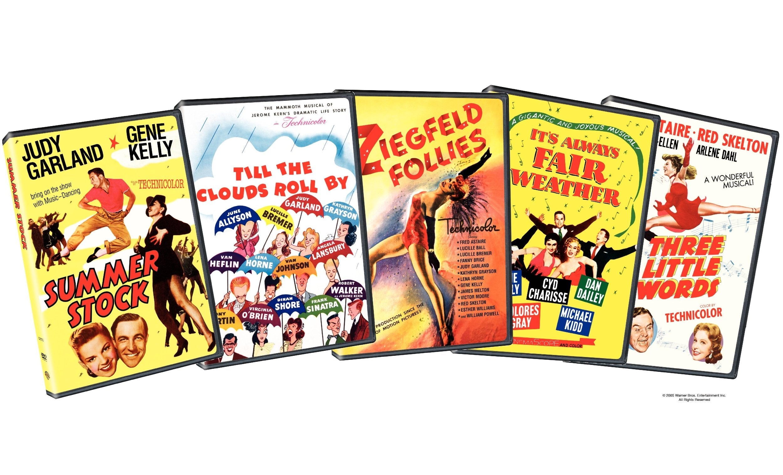Classic Musicals from the Dream Factory, Vol. 1 (Ziegfeld Follies / Till the Clouds Roll By / Three Little Words / Summer Stock / It's Always Fair Weather) used book depot