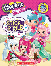 Stick 'n' Style Activity Book (Shopkins: Shoppies) used book depot