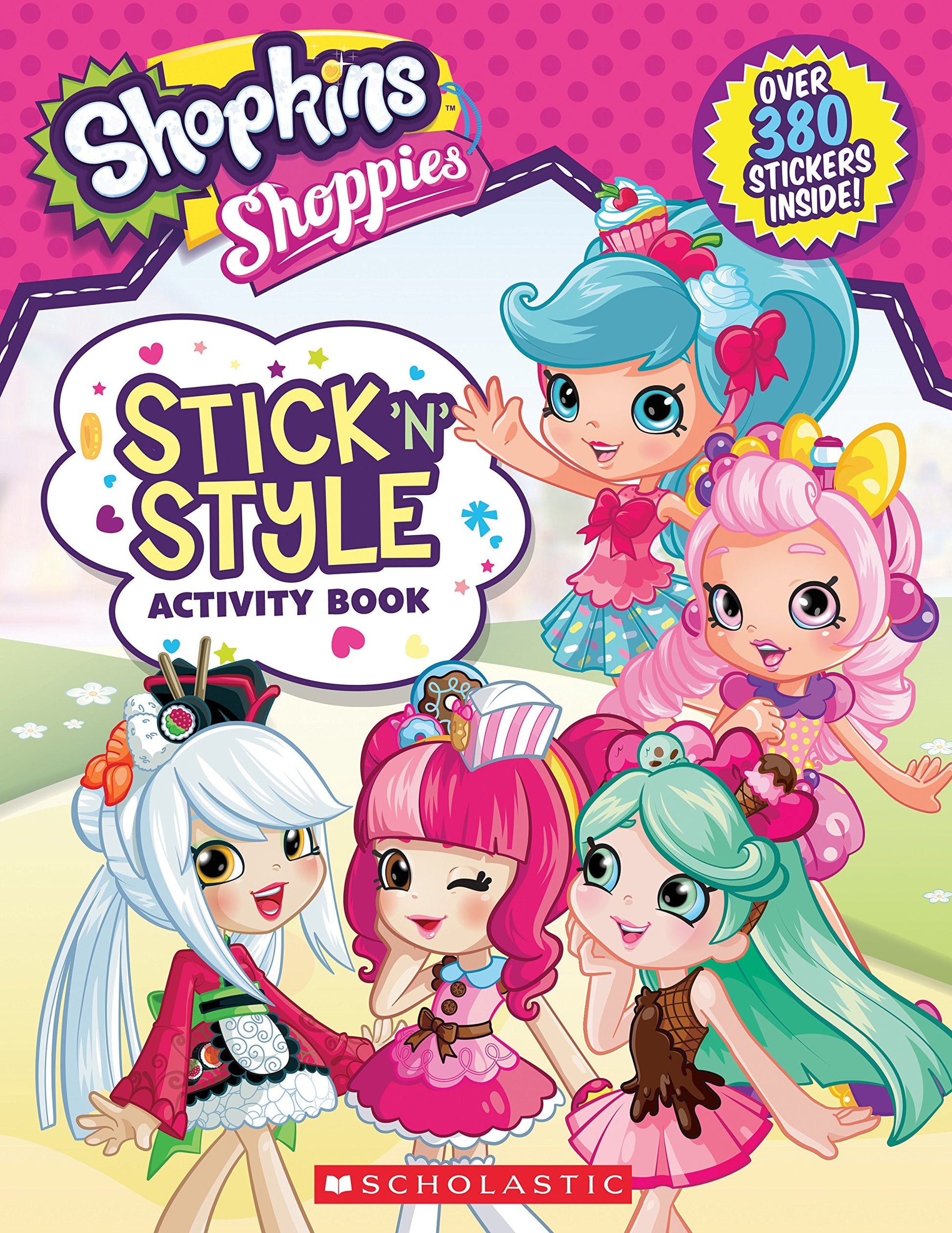 Stick 'n' Style Activity Book (Shopkins: Shoppies) used book depot